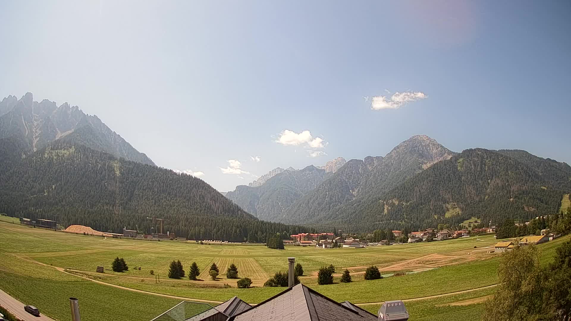 Webcam Toblach Dolomites – Vue depuis l’Hôtel Rosengarten
