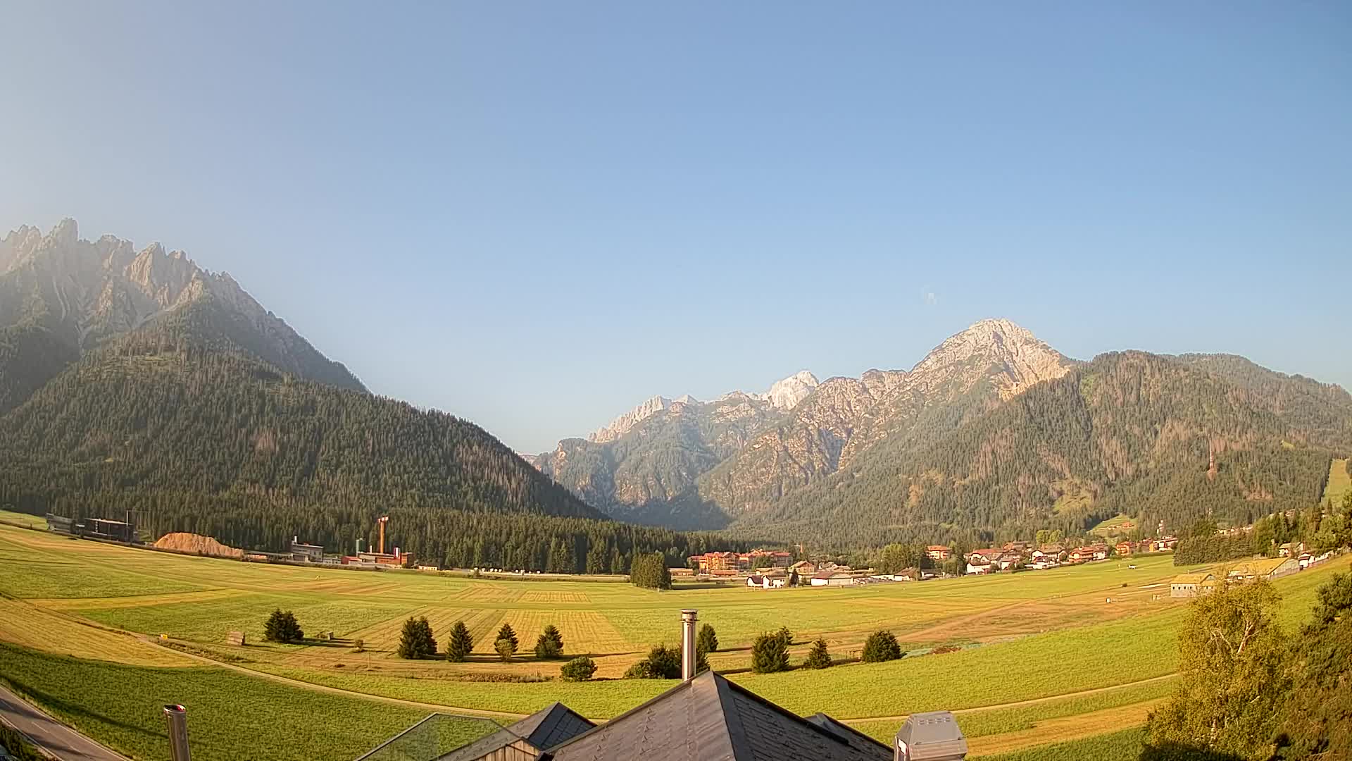 Webcam Toblach Dolomites – Vue depuis l’Hôtel Rosengarten