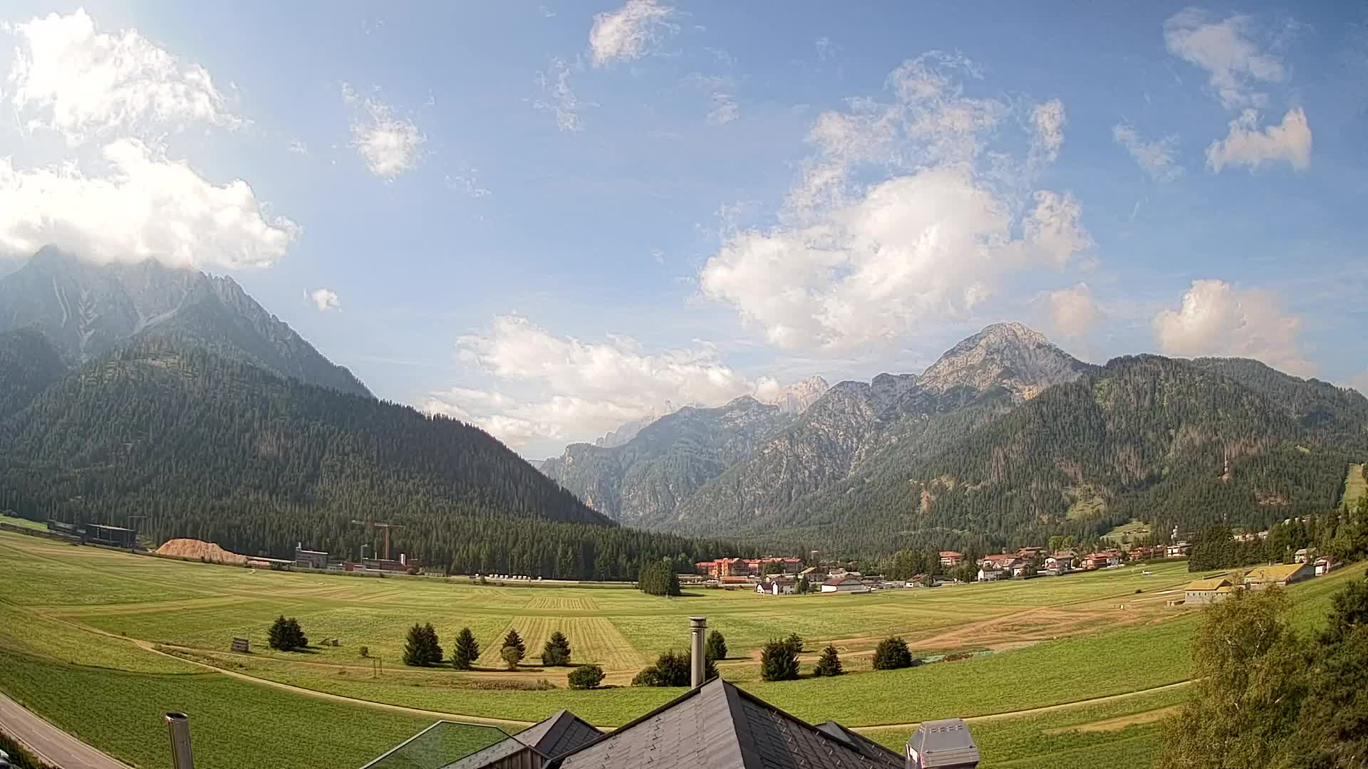 Webcam Toblach Dolomitas – Vista desde el Hotel Rosengarten