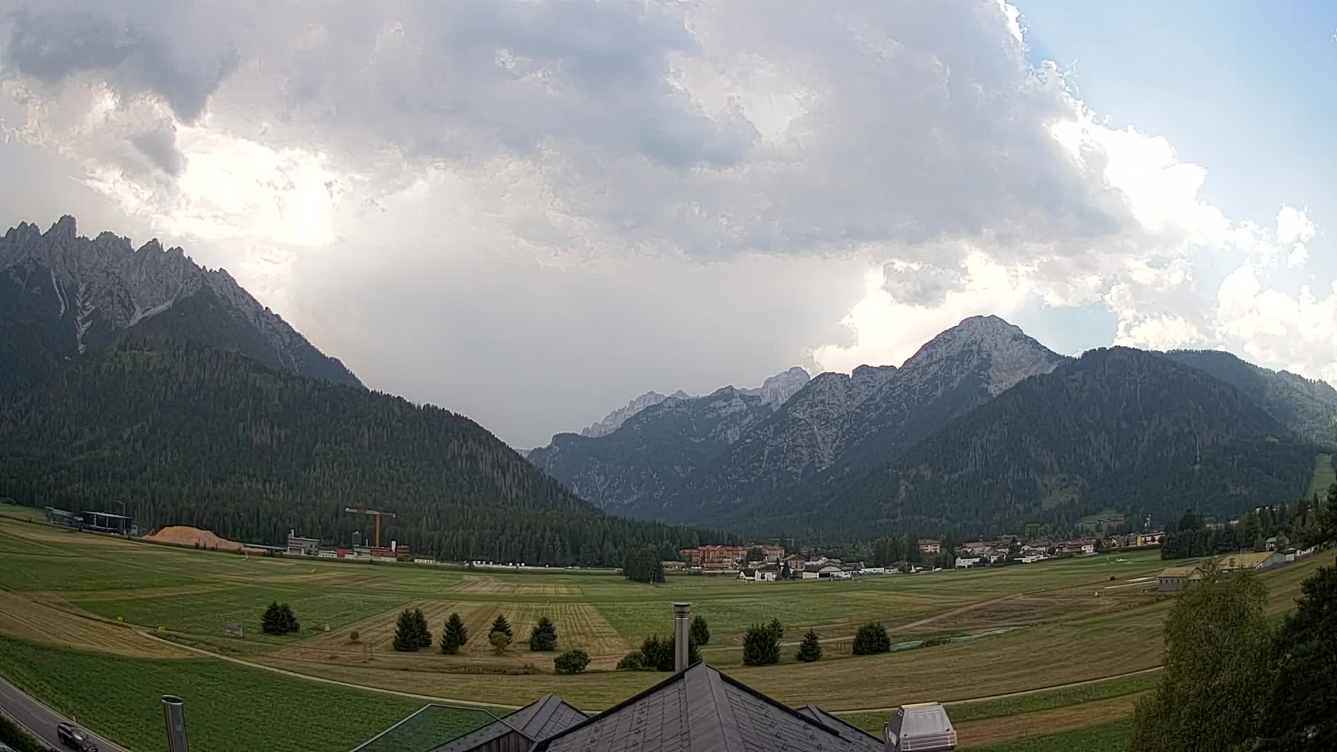 Webcam Toblach Dolomites – Vue depuis l’Hôtel Rosengarten