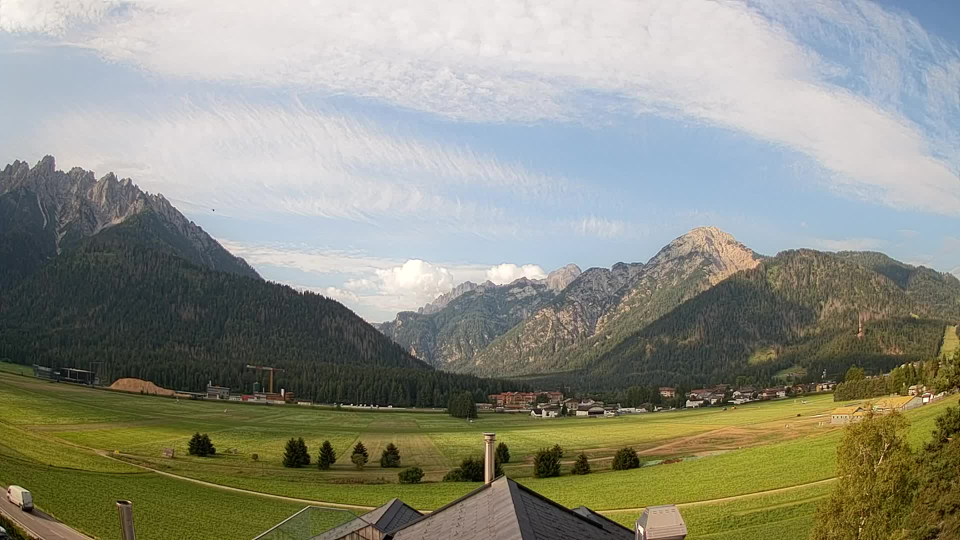 Webcam Toblach Dolomiten – Blick vom Hotel Rosengarten