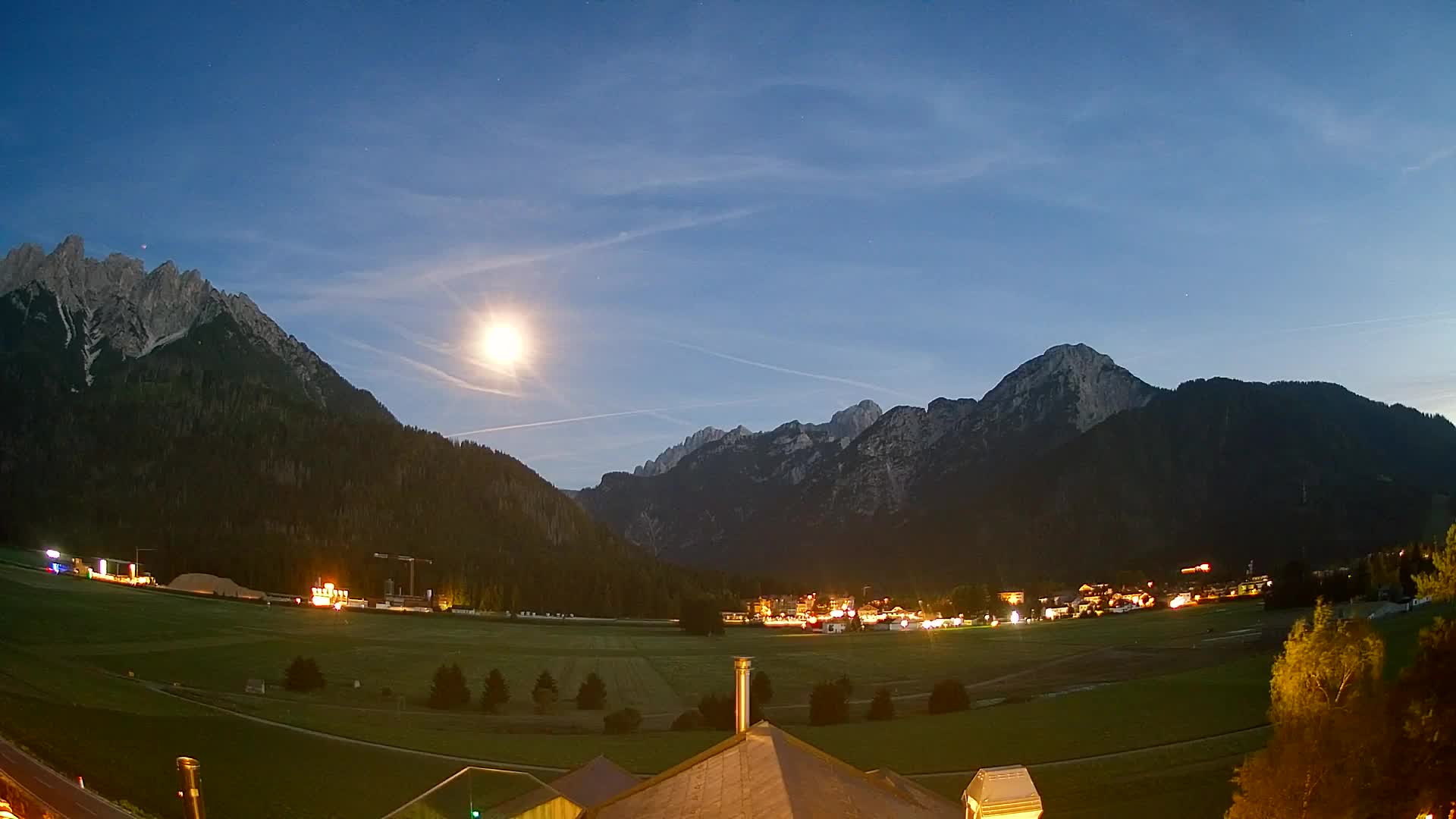 Webcam Toblach Dolomiten – Blick vom Hotel Rosengarten
