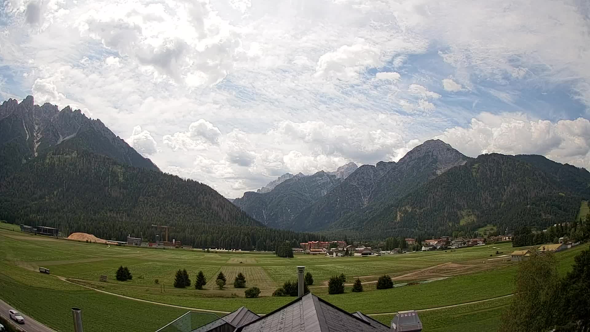 Webcam Toblach Dolomiten – Blick vom Hotel Rosengarten
