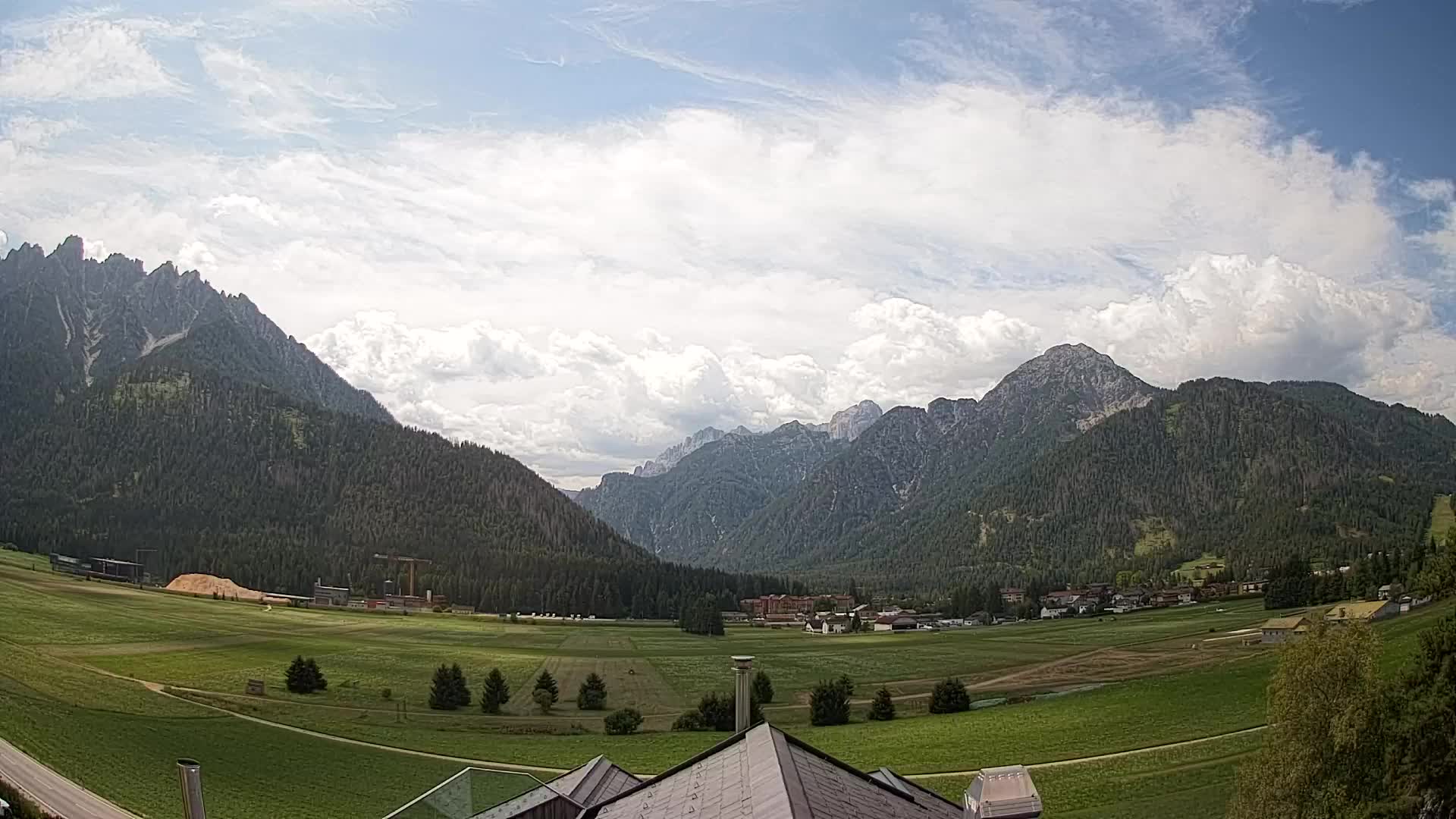 Webcam Toblach Dolomiten – Blick vom Hotel Rosengarten