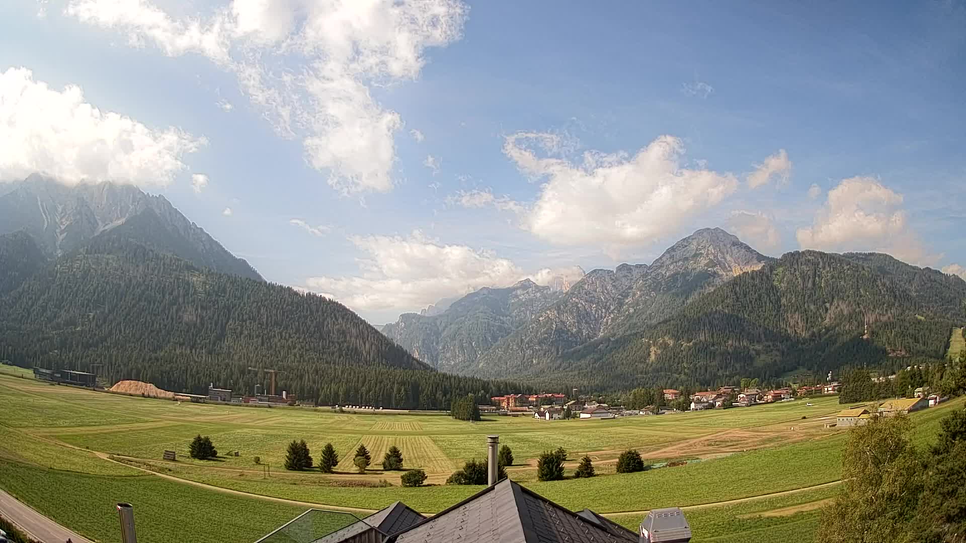 Webcam Toblach Dolomites – Vue depuis l’Hôtel Rosengarten