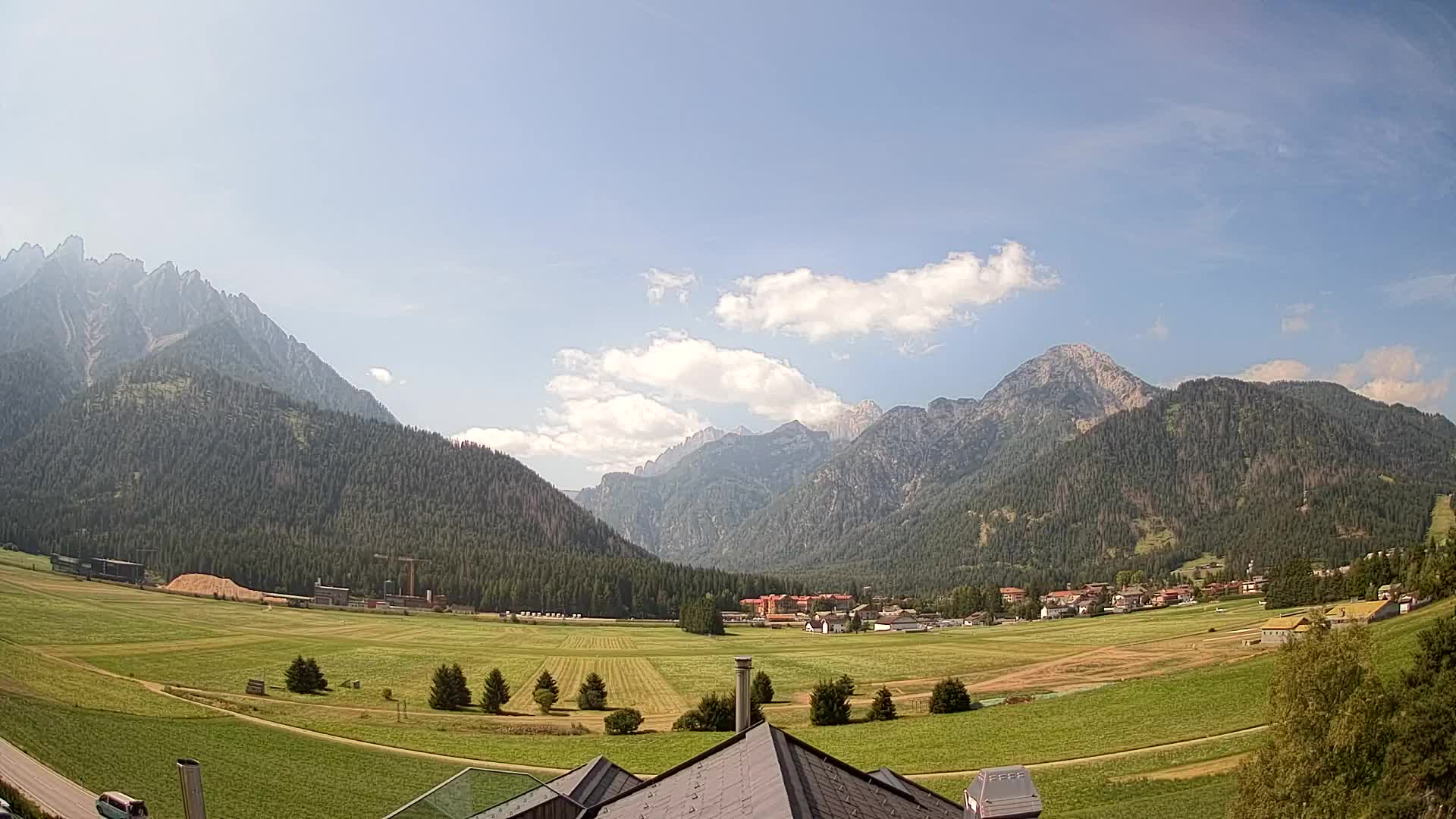 Webcam Toblach Dolomites – Vue depuis l’Hôtel Rosengarten
