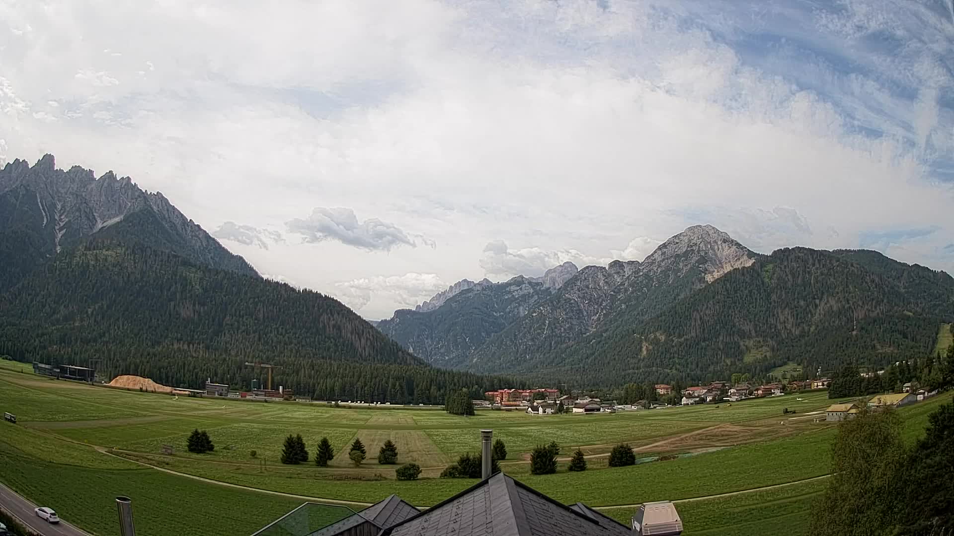 Webcam Toblach Dolomiten – Blick vom Hotel Rosengarten