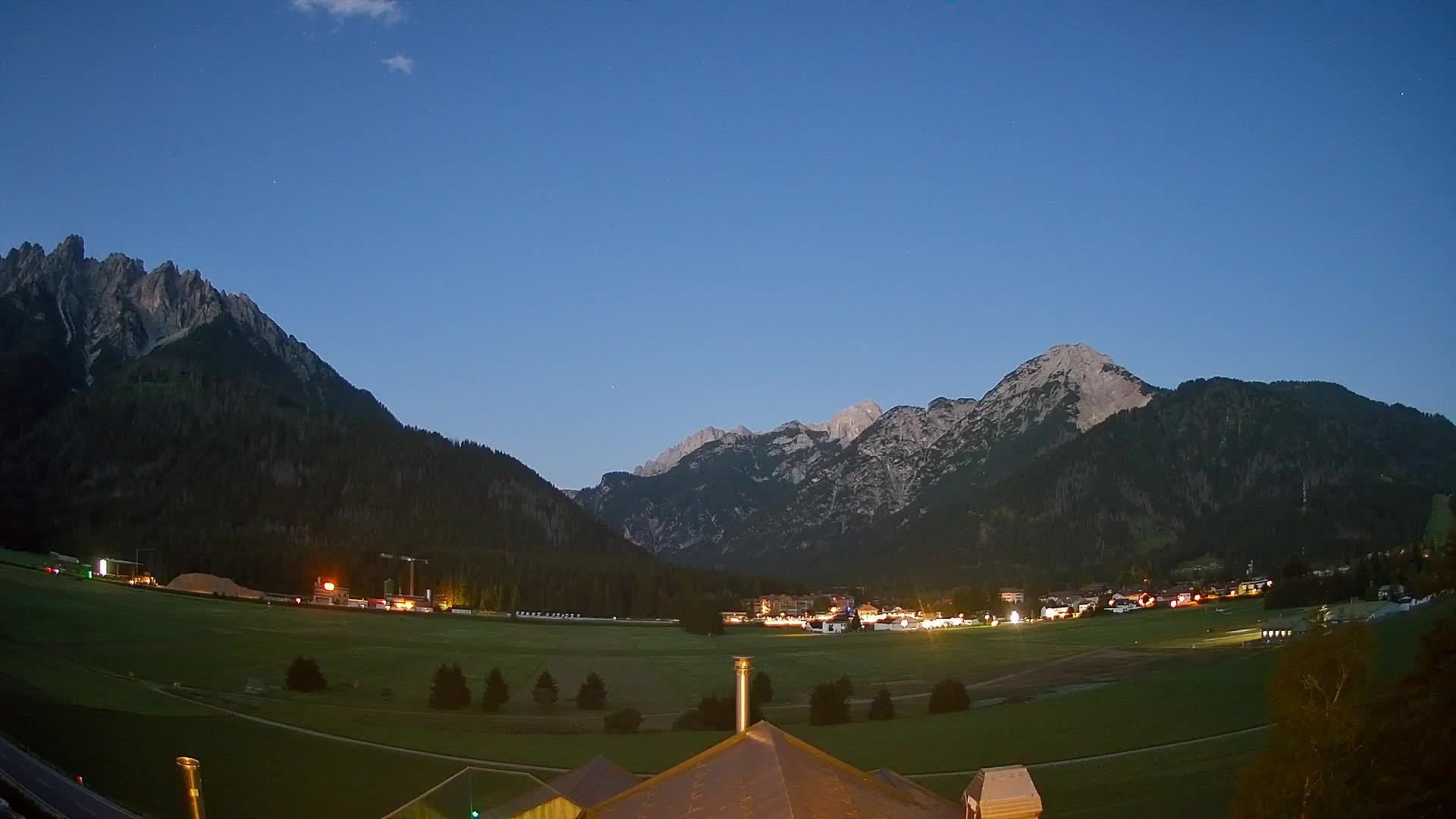 Webcam Toblach Dolomiten – Blick vom Hotel Rosengarten