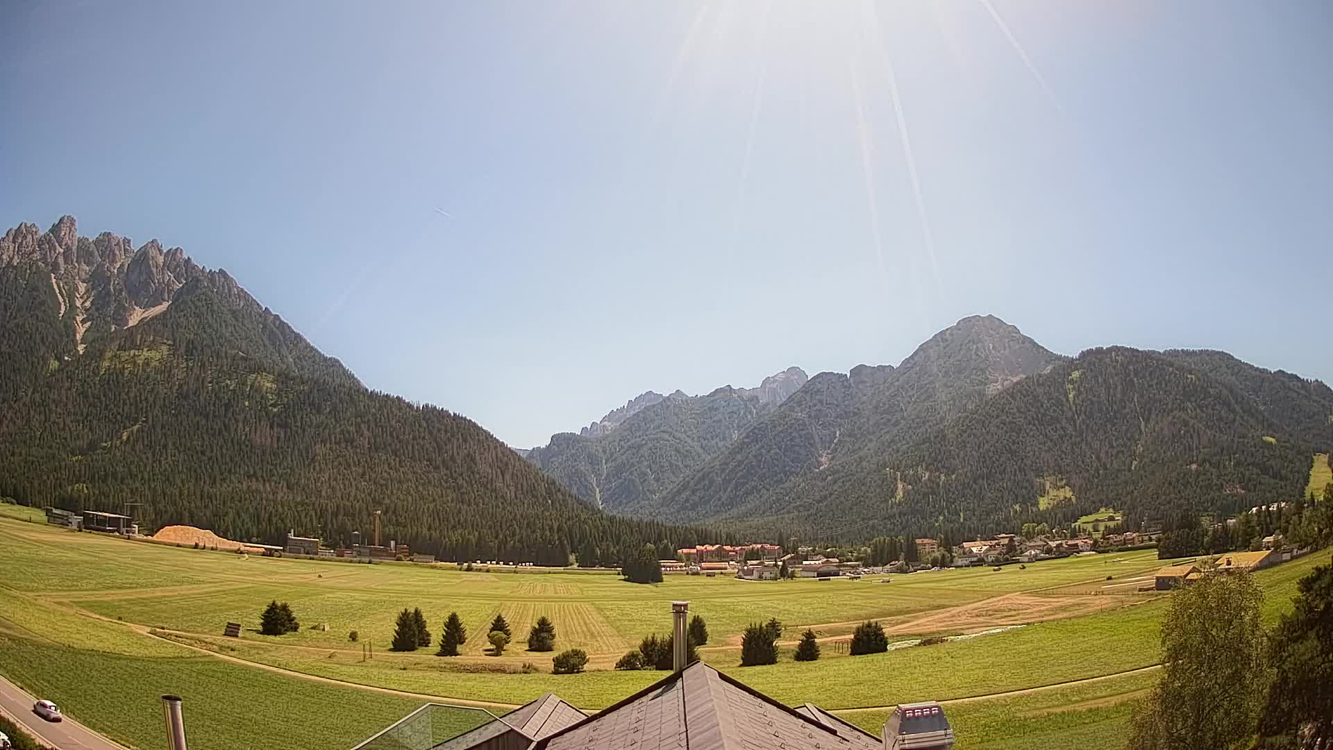 Webcam Toblach Dolomiten – Blick vom Hotel Rosengarten