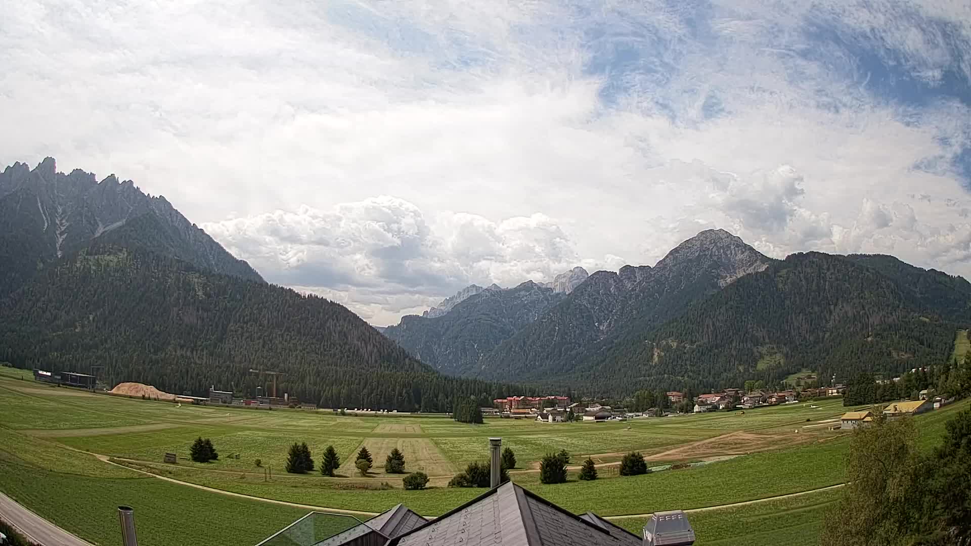 Webcam Toblach Dolomites – Vue depuis l’Hôtel Rosengarten
