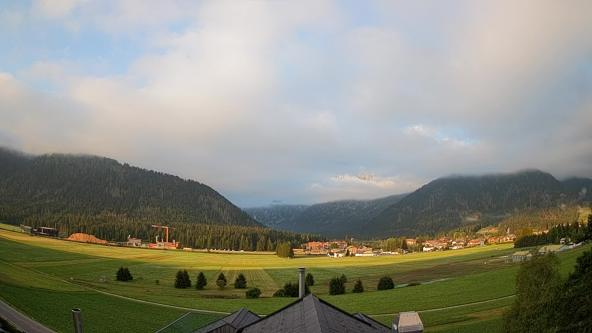 Webcam Toblach Dolomiten – Blick vom Hotel Rosengarten