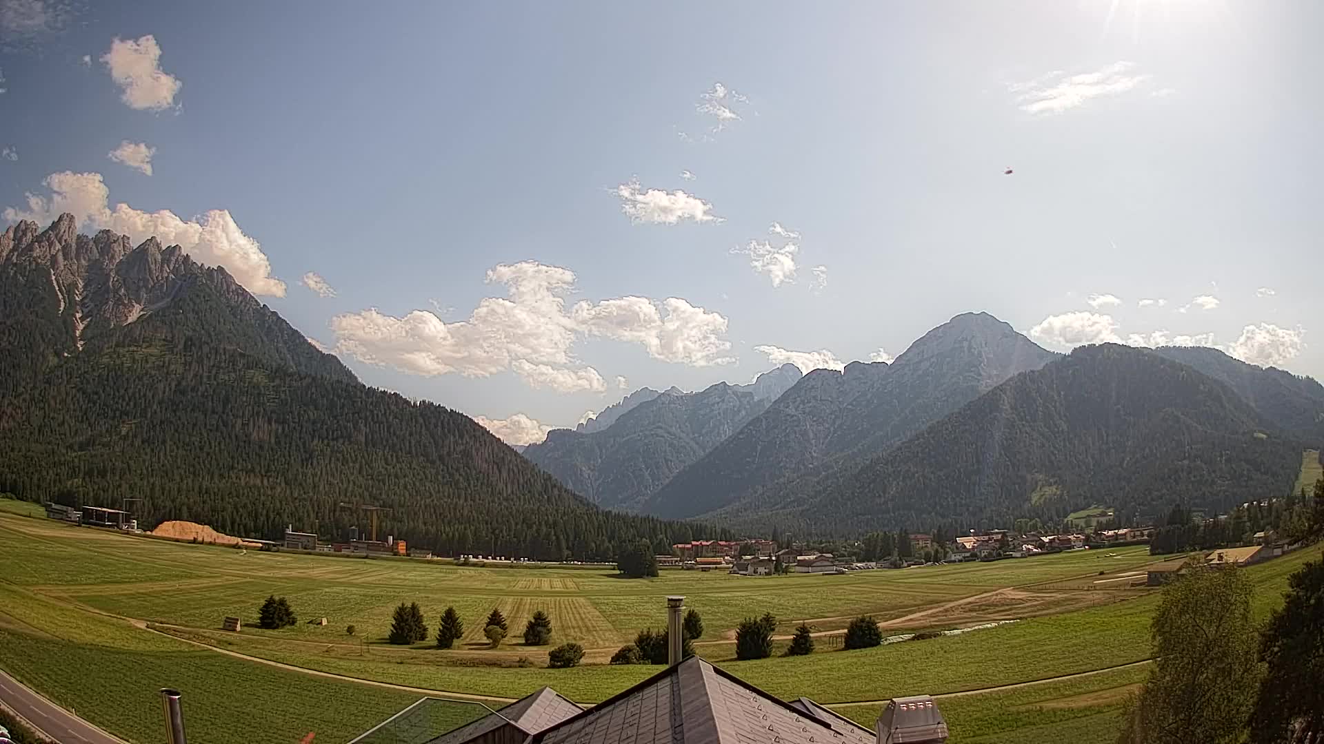 Webcam Toblach Dolomiten – Blick vom Hotel Rosengarten
