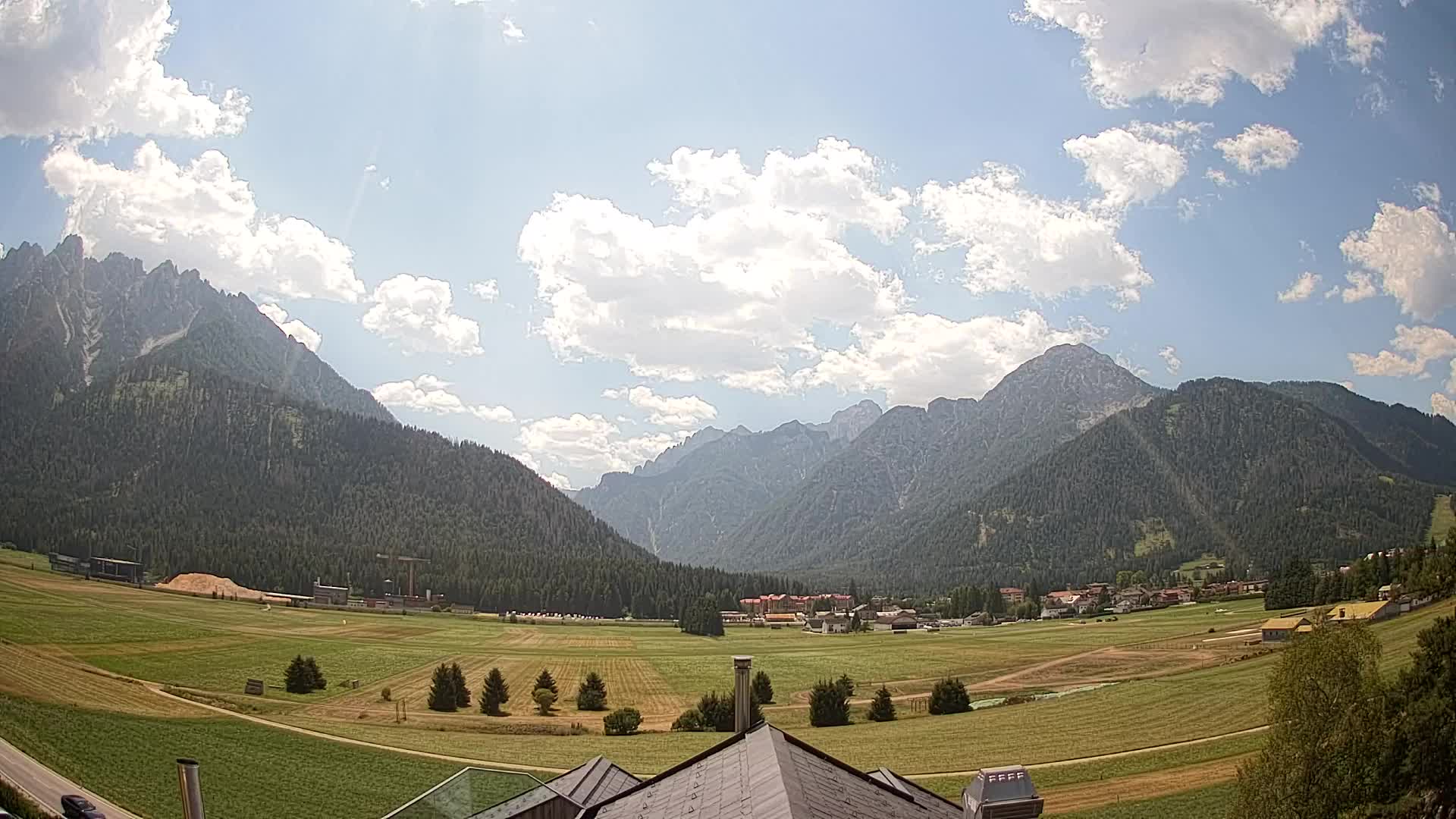 Webcam Toblach Dolomiten – Blick vom Hotel Rosengarten