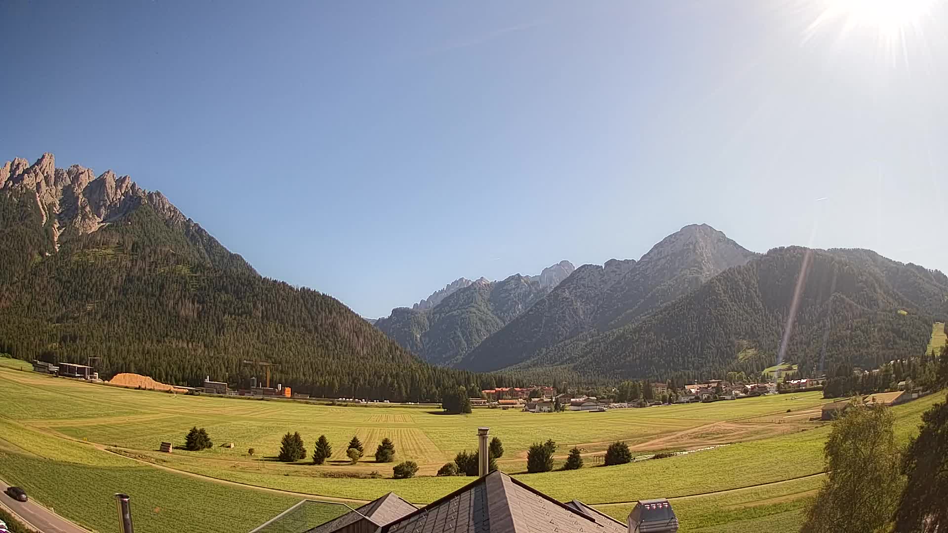 Webcam Toblach Dolomiten – Blick vom Hotel Rosengarten