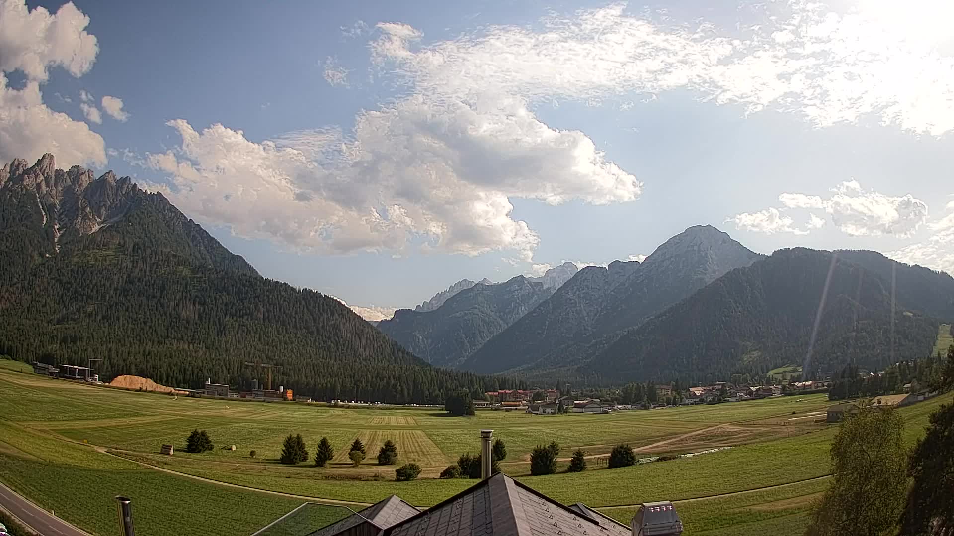 Webcam Toblach Dolomiten – Blick vom Hotel Rosengarten