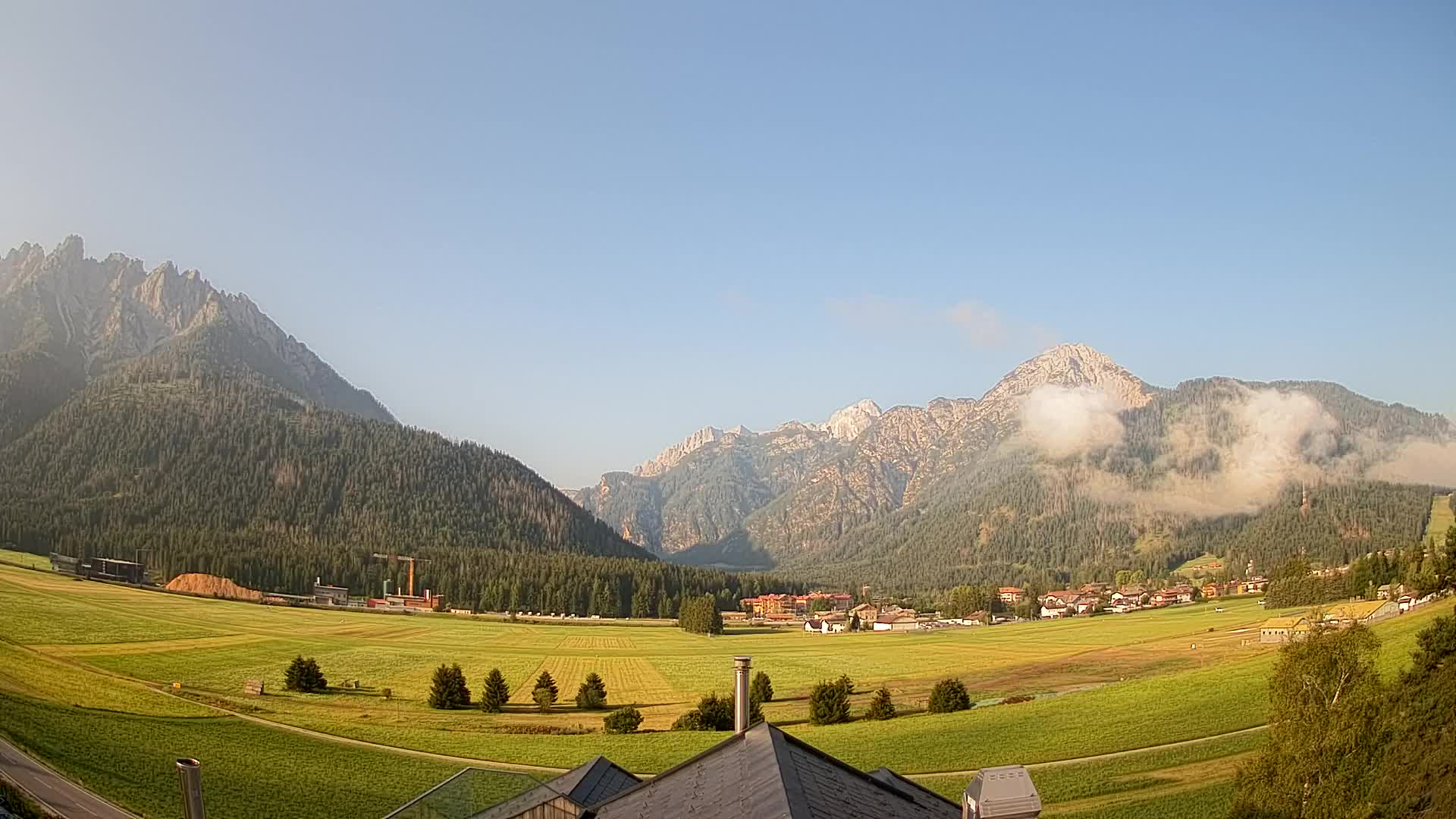 Webcam Toblach Dolomiten – Blick vom Hotel Rosengarten