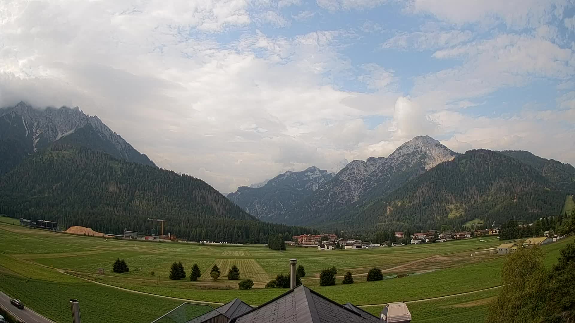Webcam Toblach Dolomites – Vue depuis l’Hôtel Rosengarten