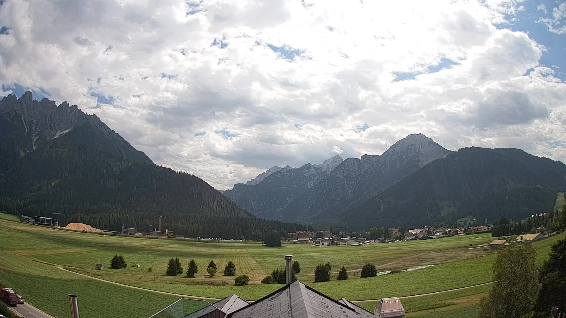 Webcam Toblach Dolomiten – Blick vom Hotel Rosengarten