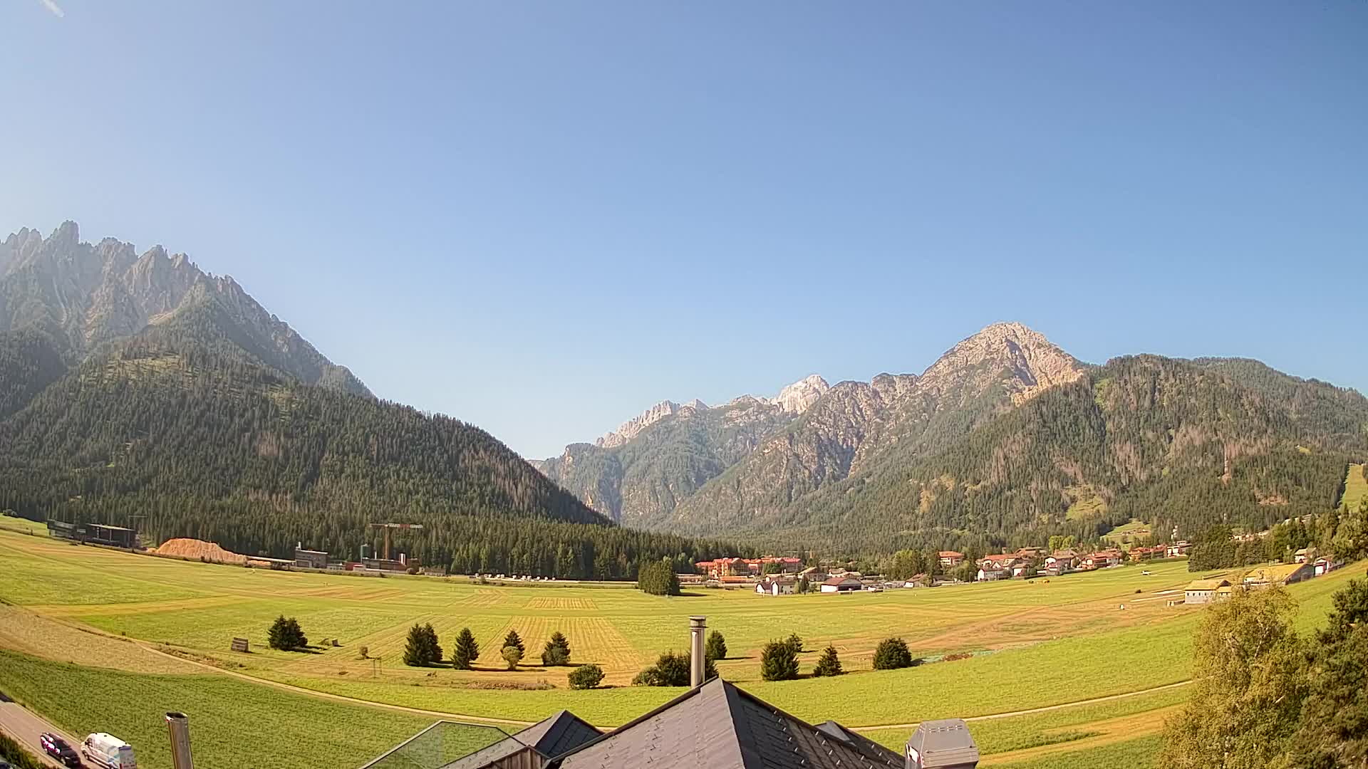 Webcam Toblach Dolomiten – Blick vom Hotel Rosengarten
