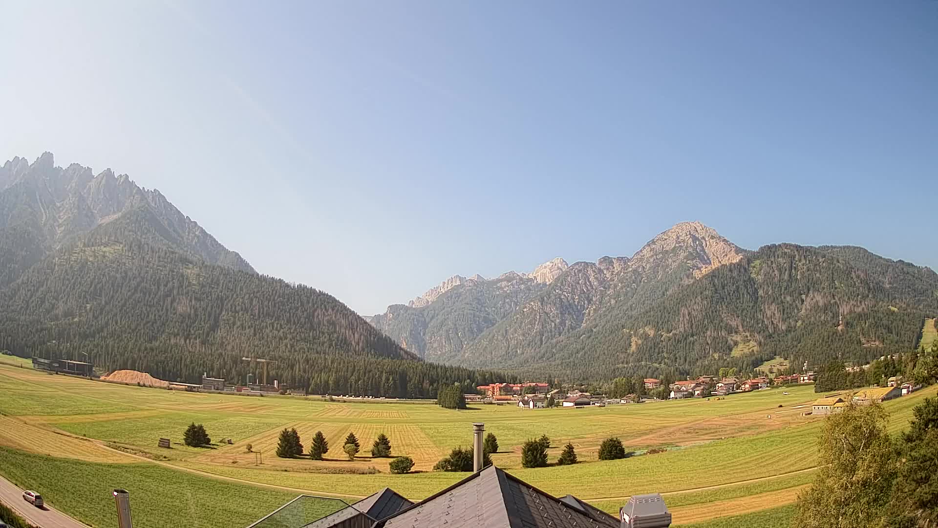 Webcam Toblach Dolomiten – Blick vom Hotel Rosengarten