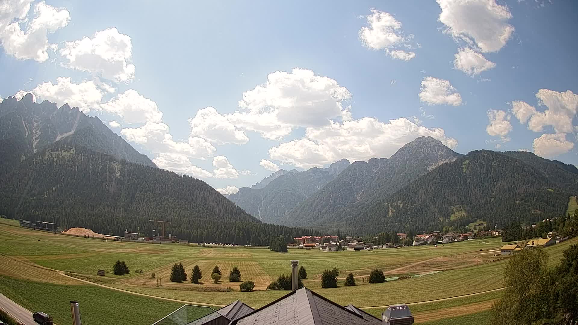 Webcam Toblach Dolomites – Vue depuis l’Hôtel Rosengarten