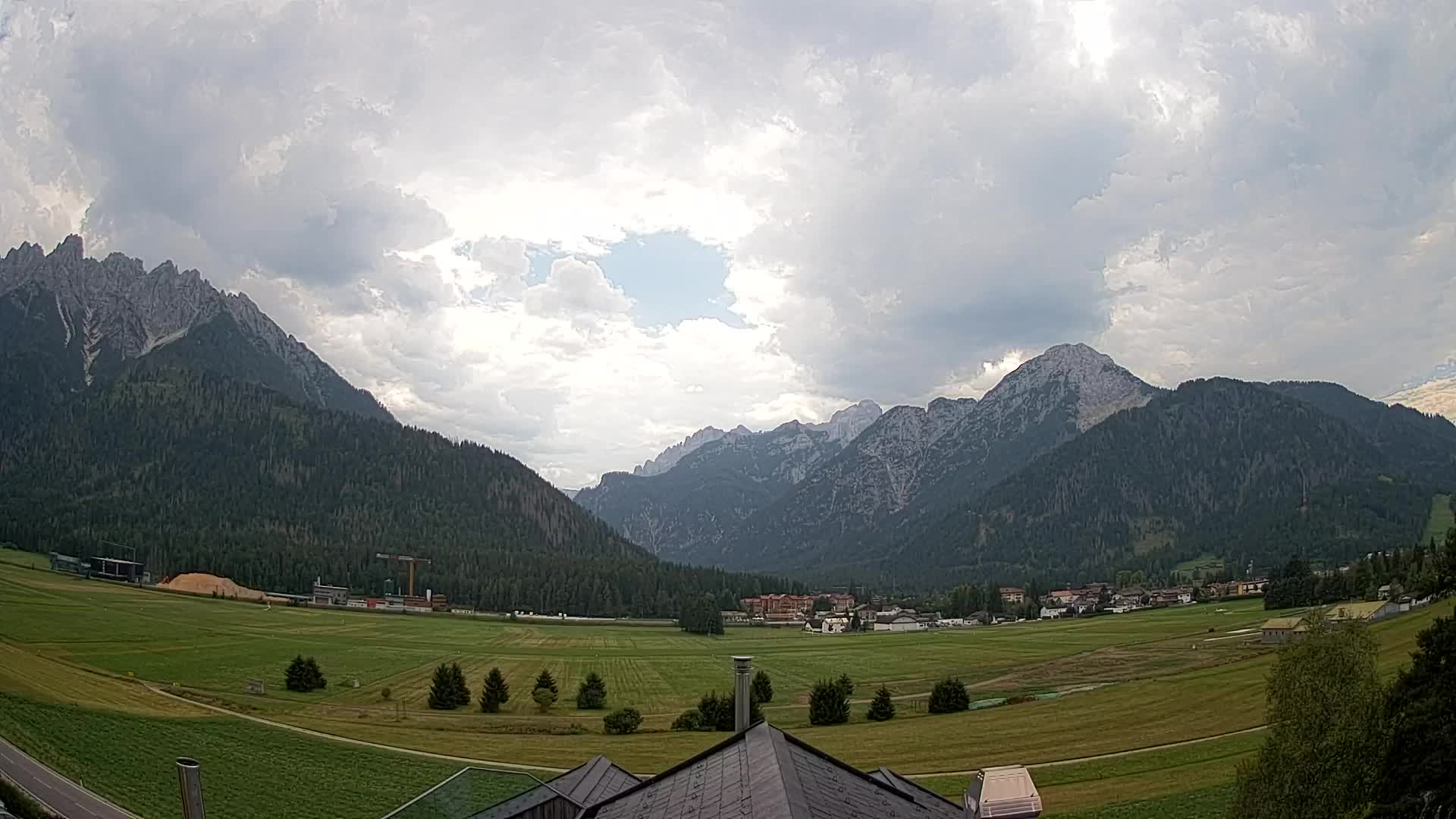 Webcam Toblach Dolomitas – Vista desde el Hotel Rosengarten