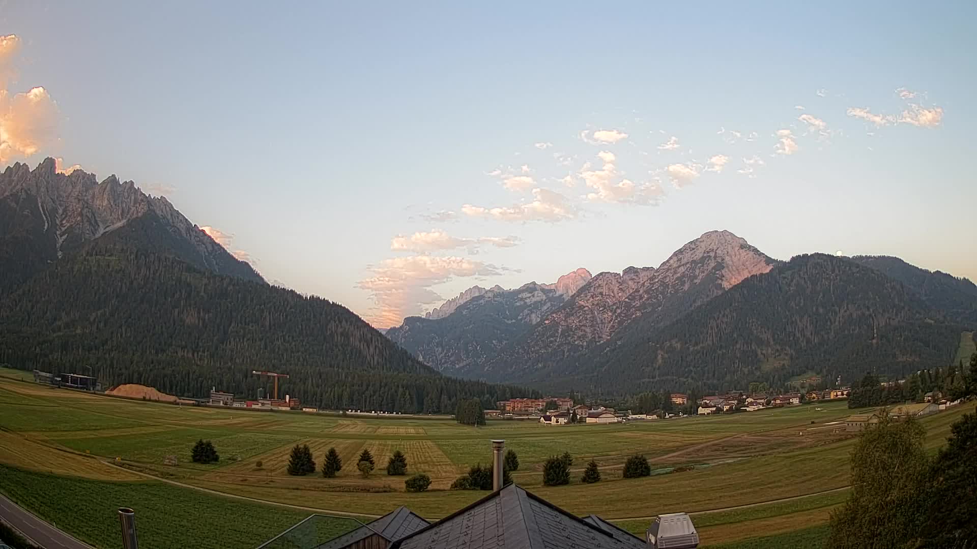 Webcam Toblach Dolomites – Vue depuis l’Hôtel Rosengarten