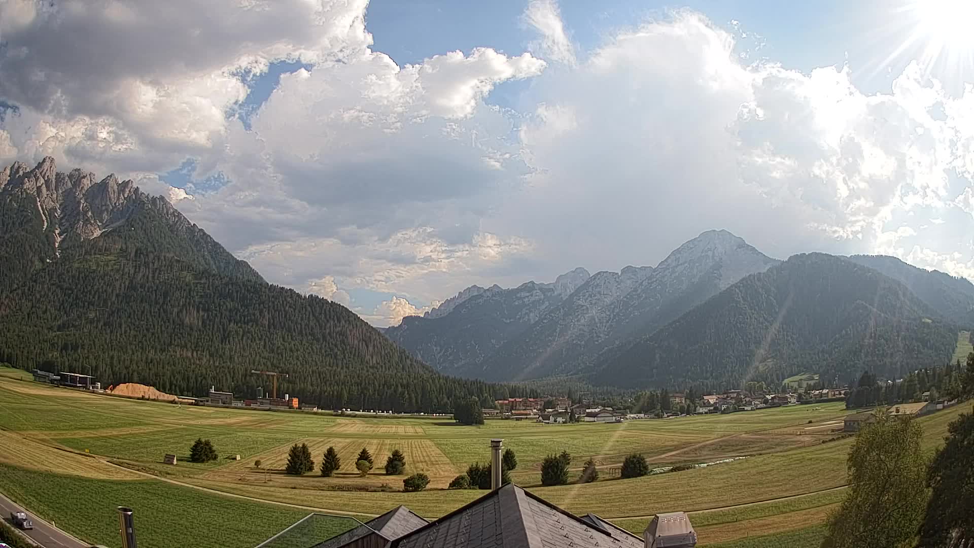 Webcam Toblach Dolomiten – Blick vom Hotel Rosengarten