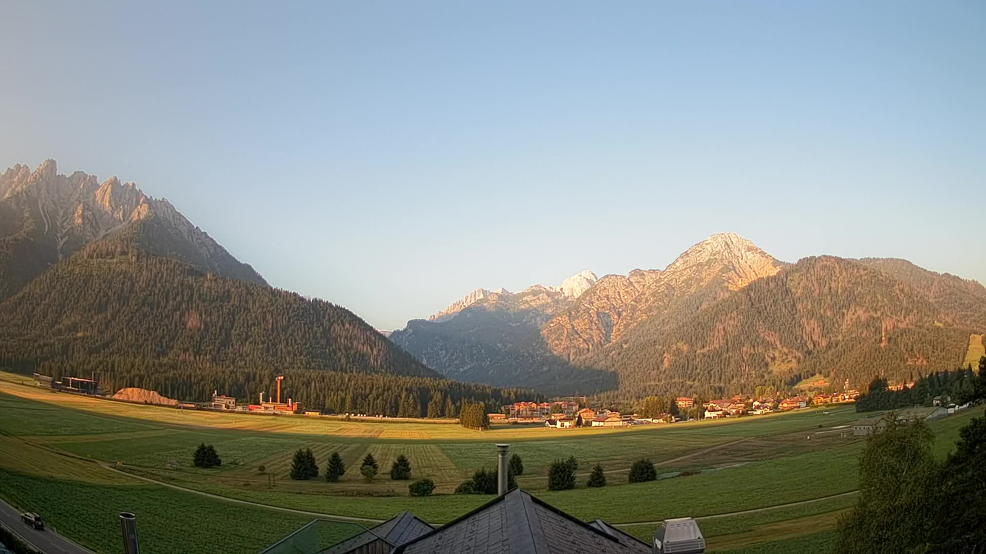 Webcam Toblach Dolomites – Vue depuis l’Hôtel Rosengarten