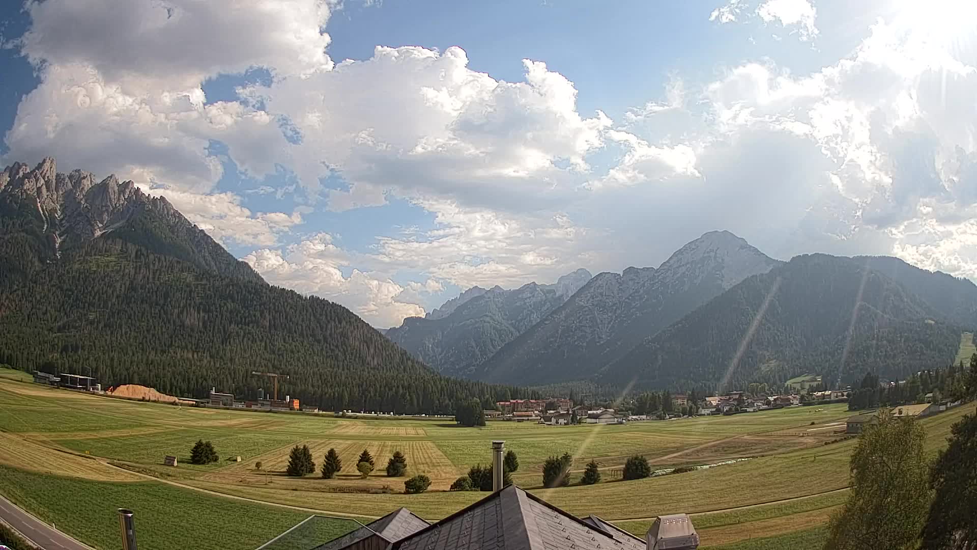 Webcam Toblach Dolomites – Vue depuis l’Hôtel Rosengarten