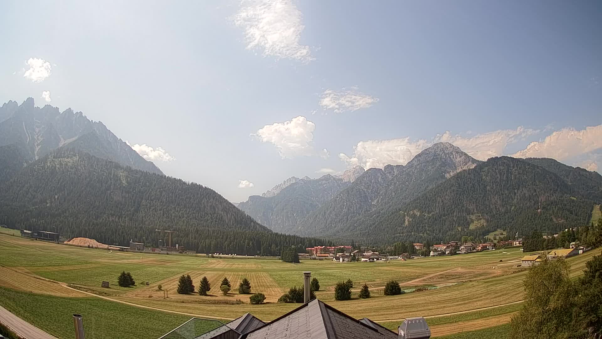 Webcam Toblach Dolomiten – Blick vom Hotel Rosengarten