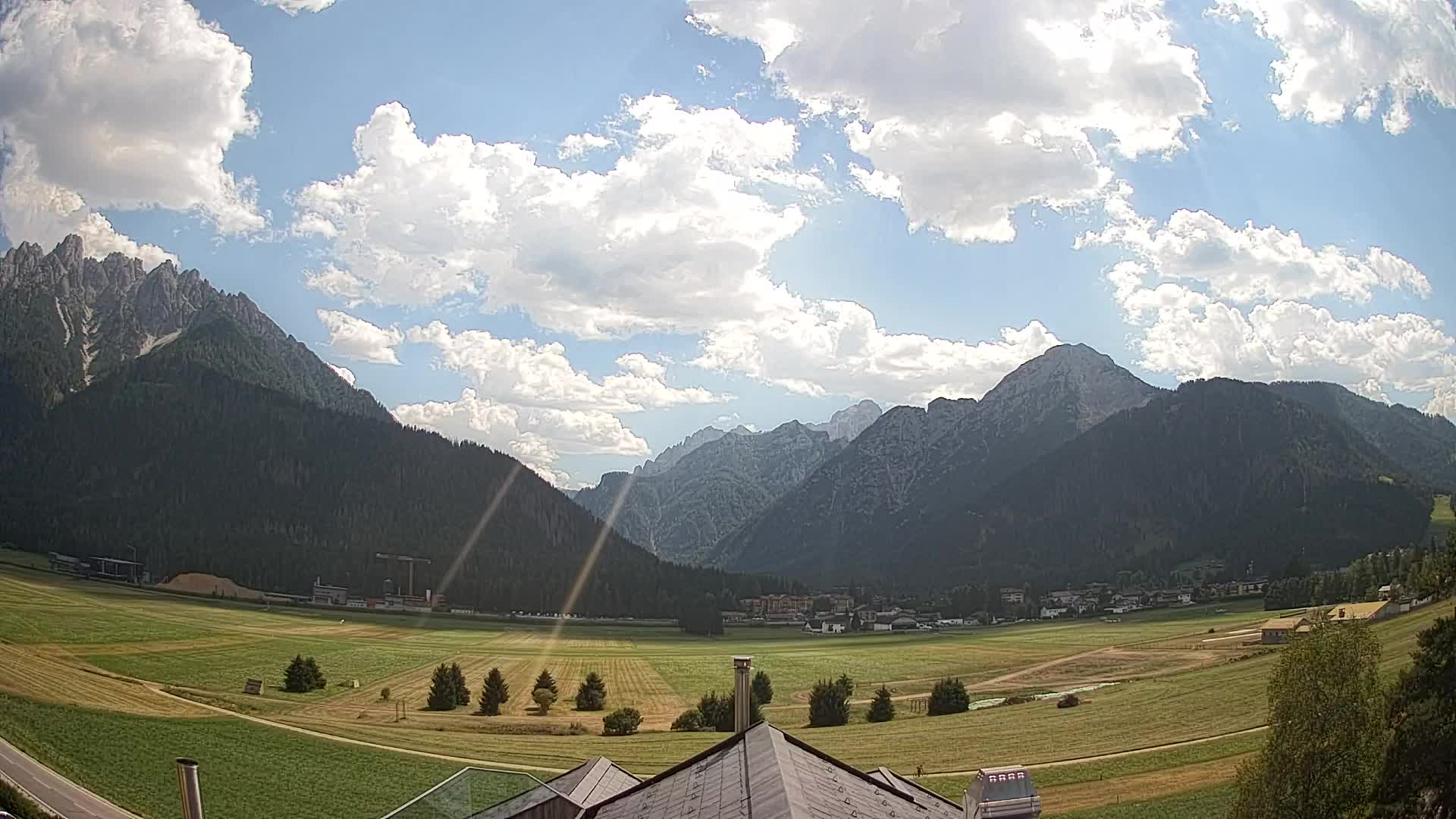 Webcam Toblach Dolomites – Vue depuis l’Hôtel Rosengarten