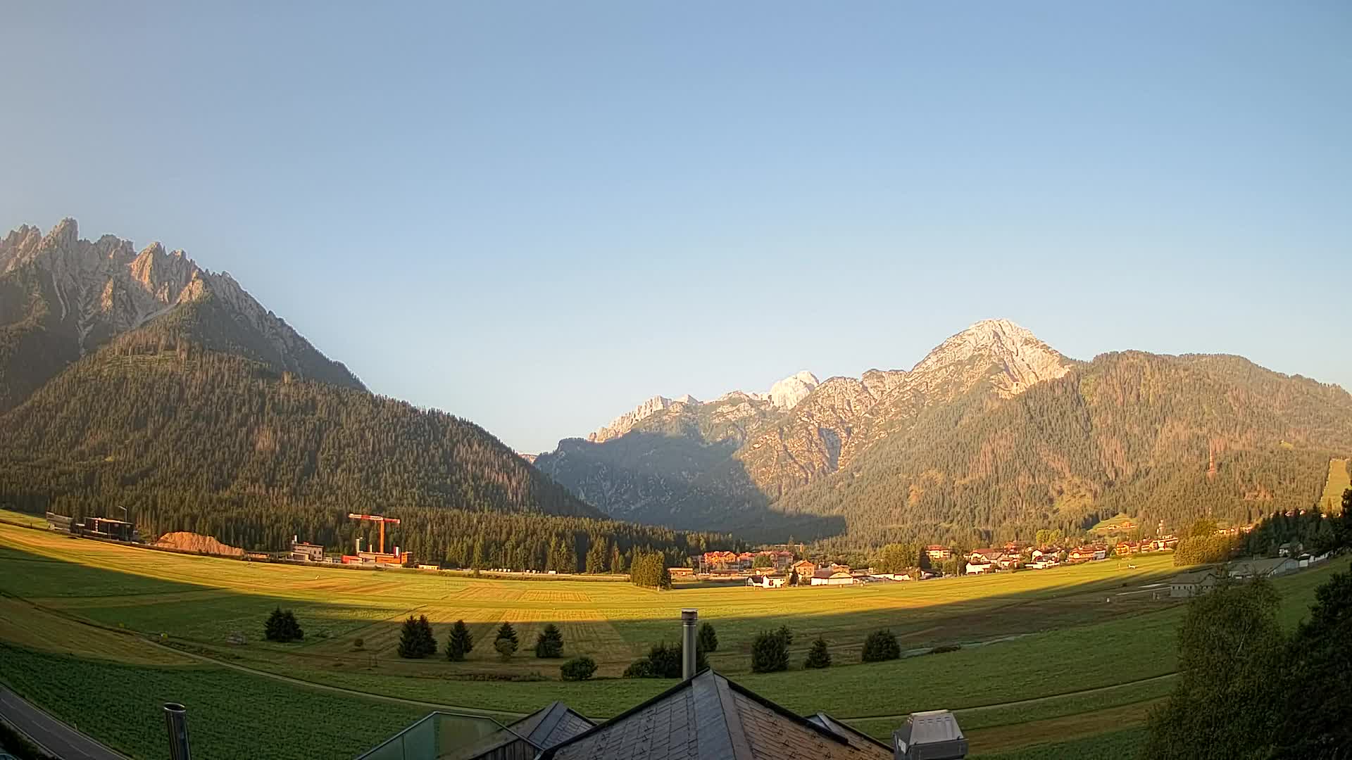 Webcam Toblach Dolomiten – Blick vom Hotel Rosengarten