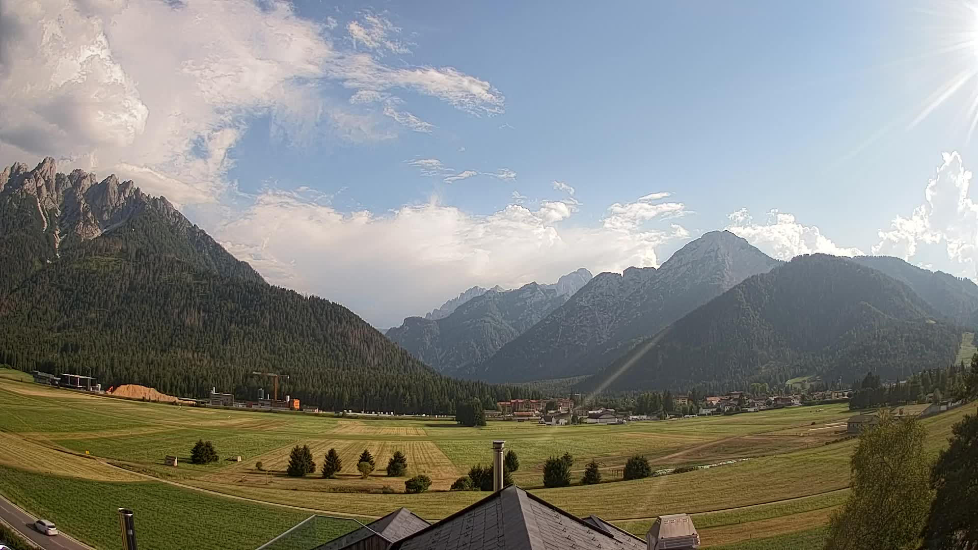 Webcam Toblach Dolomiten – Blick vom Hotel Rosengarten