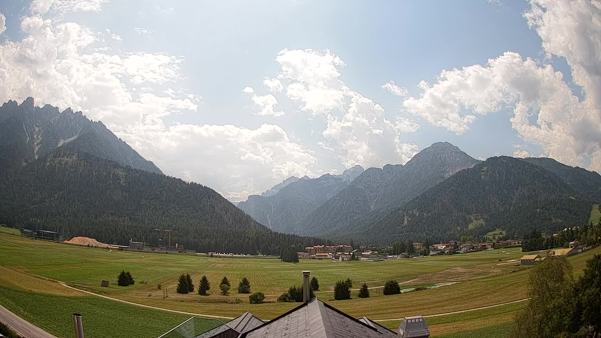 Webcam Toblach Dolomiten – Blick vom Hotel Rosengarten