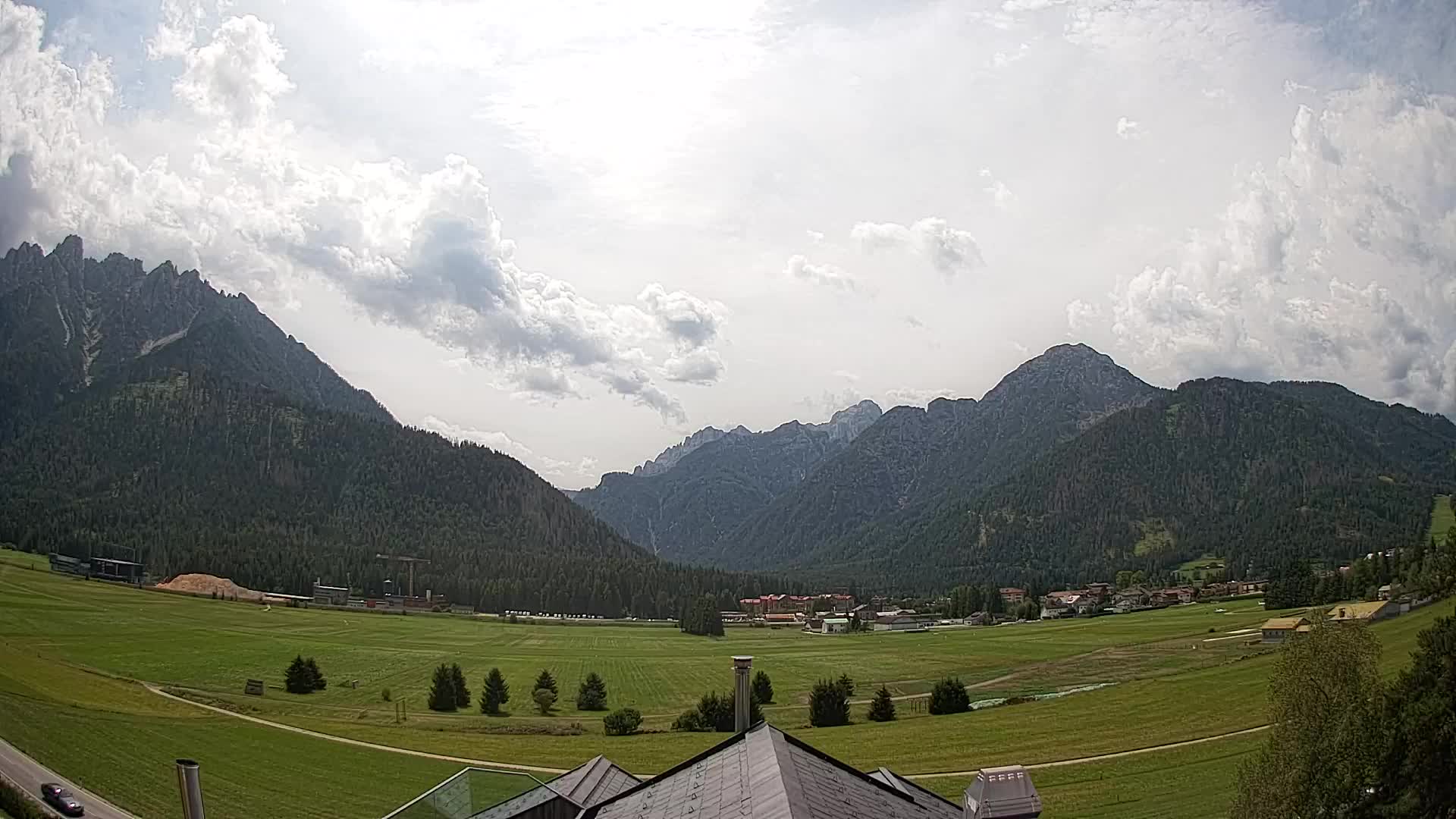 Webcam Toblach Dolomiten – Blick vom Hotel Rosengarten