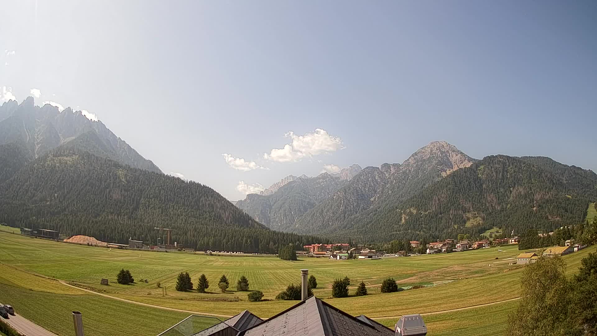 Webcam Toblach Dolomiten – Blick vom Hotel Rosengarten