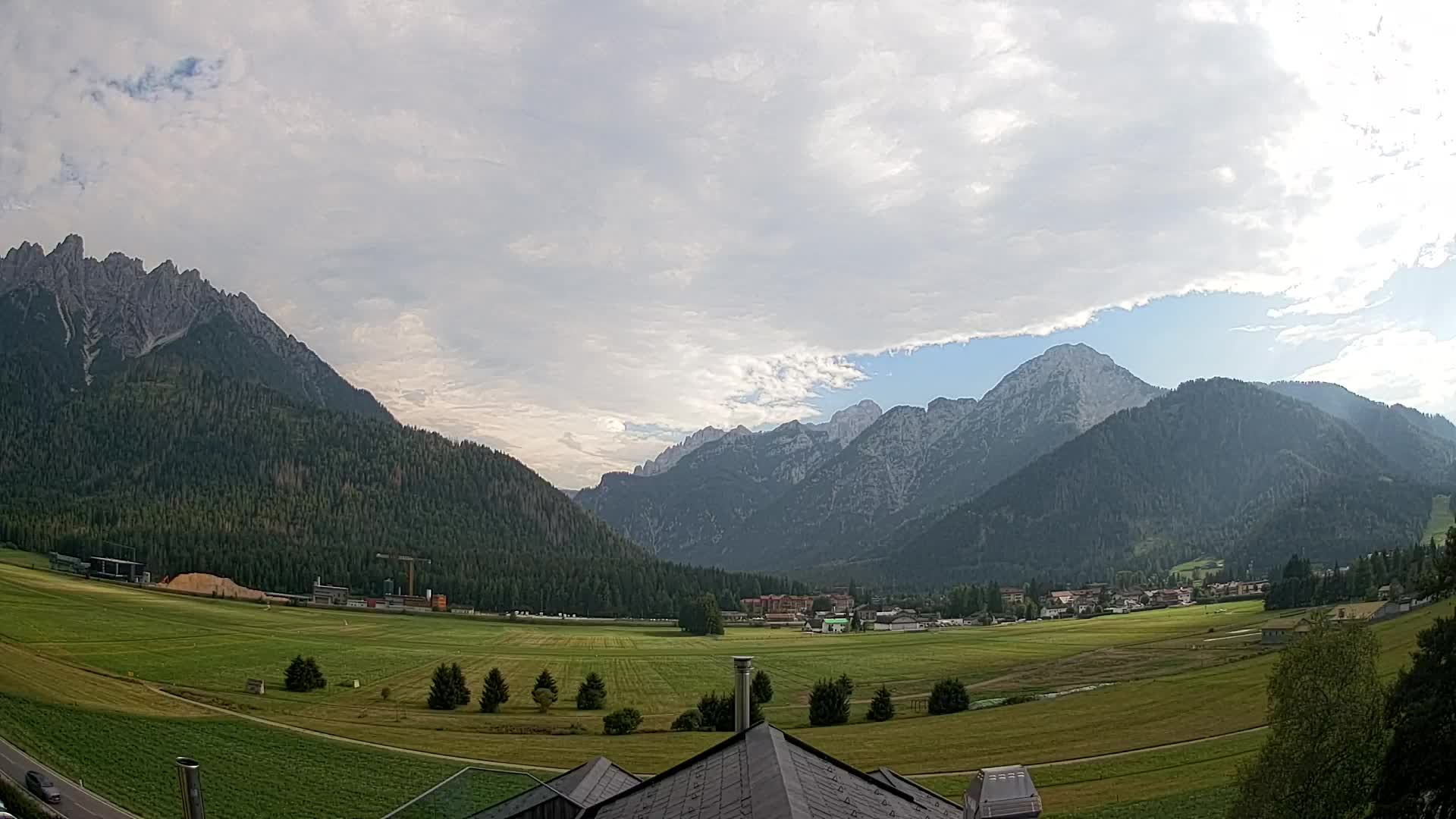 Webcam Toblach Dolomiten – Blick vom Hotel Rosengarten
