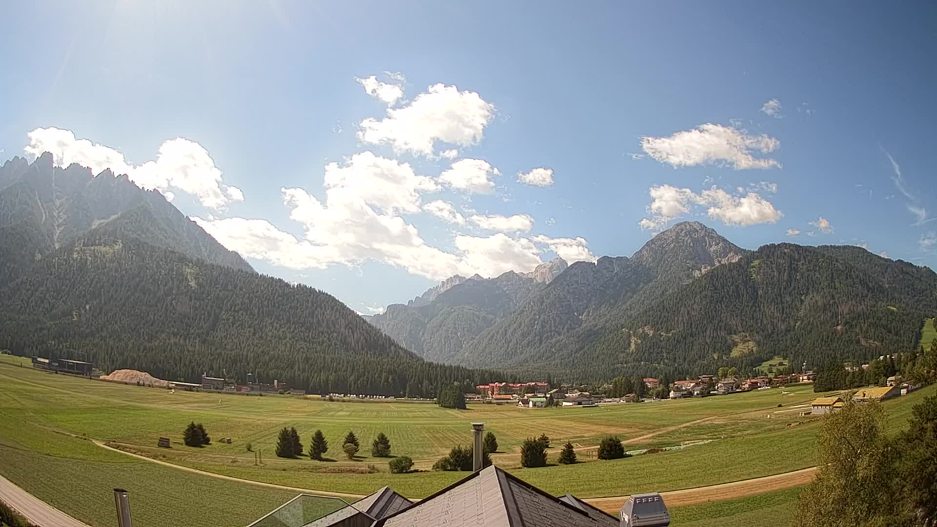 Webcam Toblach Dolomiten – Blick vom Hotel Rosengarten