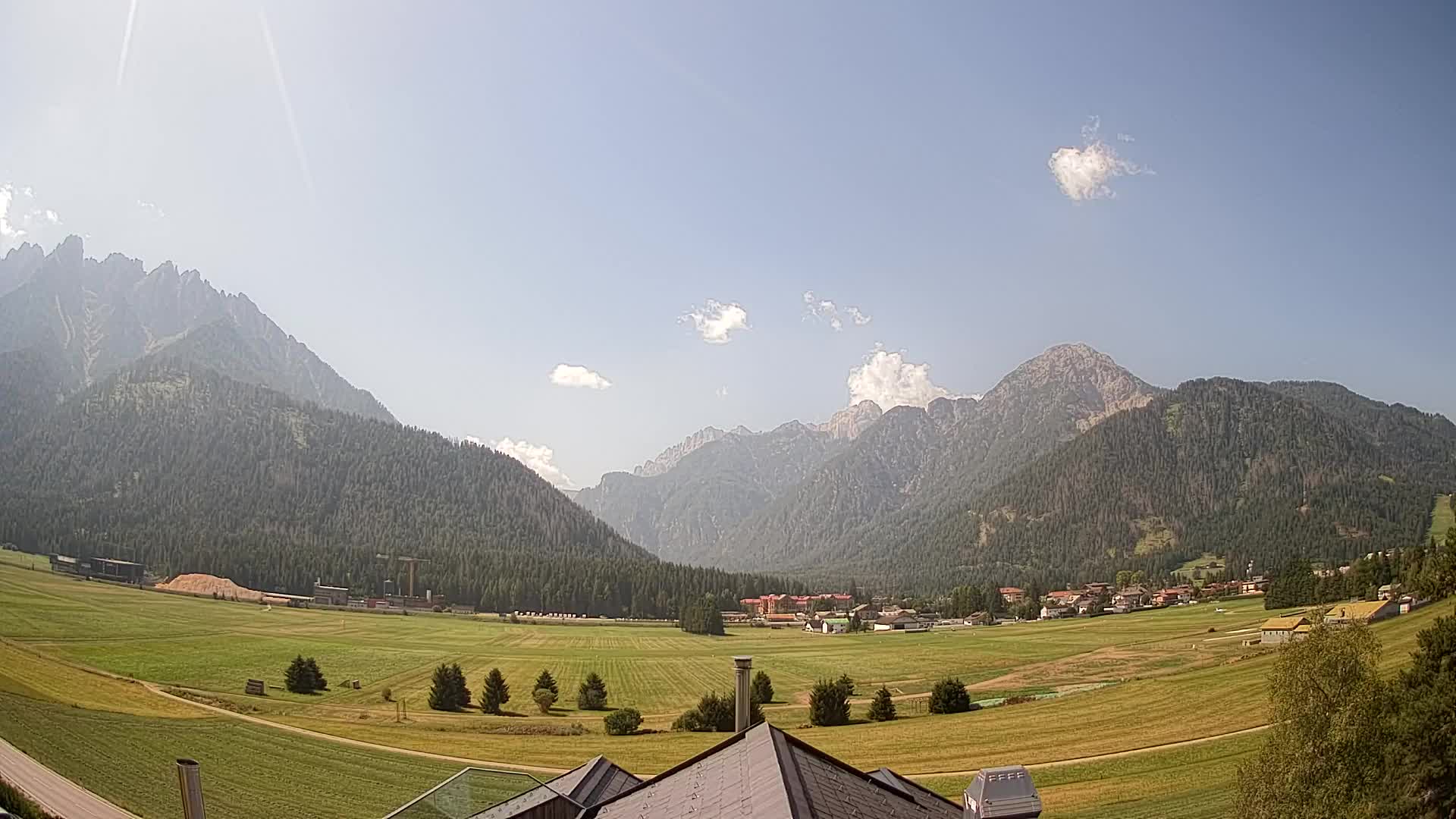 Webcam Toblach Dolomitas – Vista desde el Hotel Rosengarten