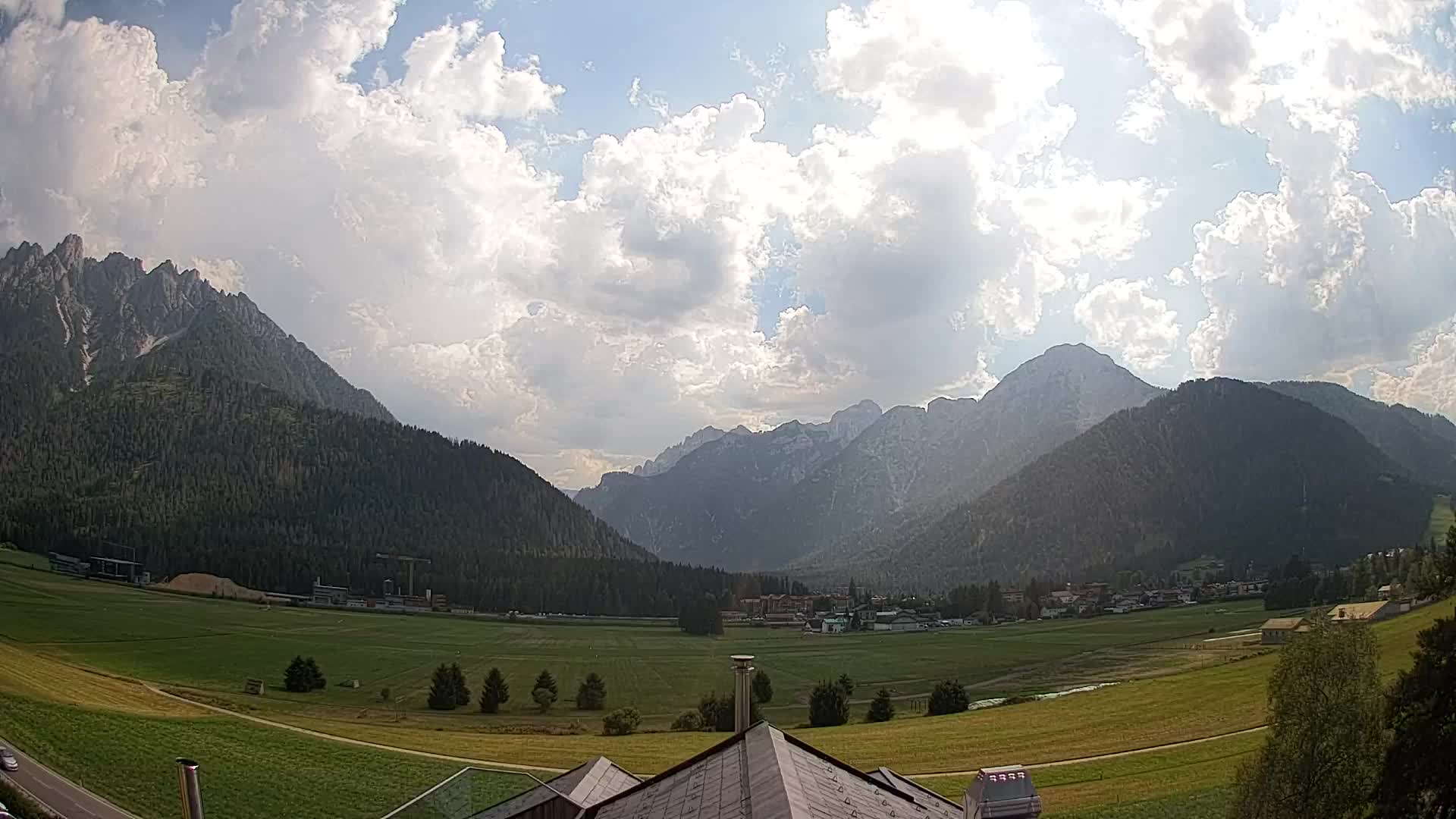 Webcam Toblach Dolomiten – Blick vom Hotel Rosengarten