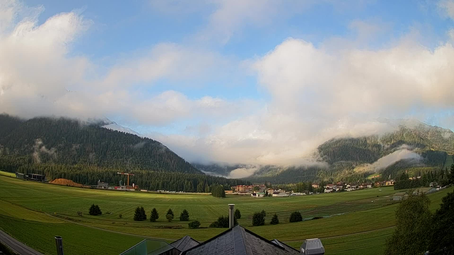 Webcam Toblach Dolomiten – Blick vom Hotel Rosengarten