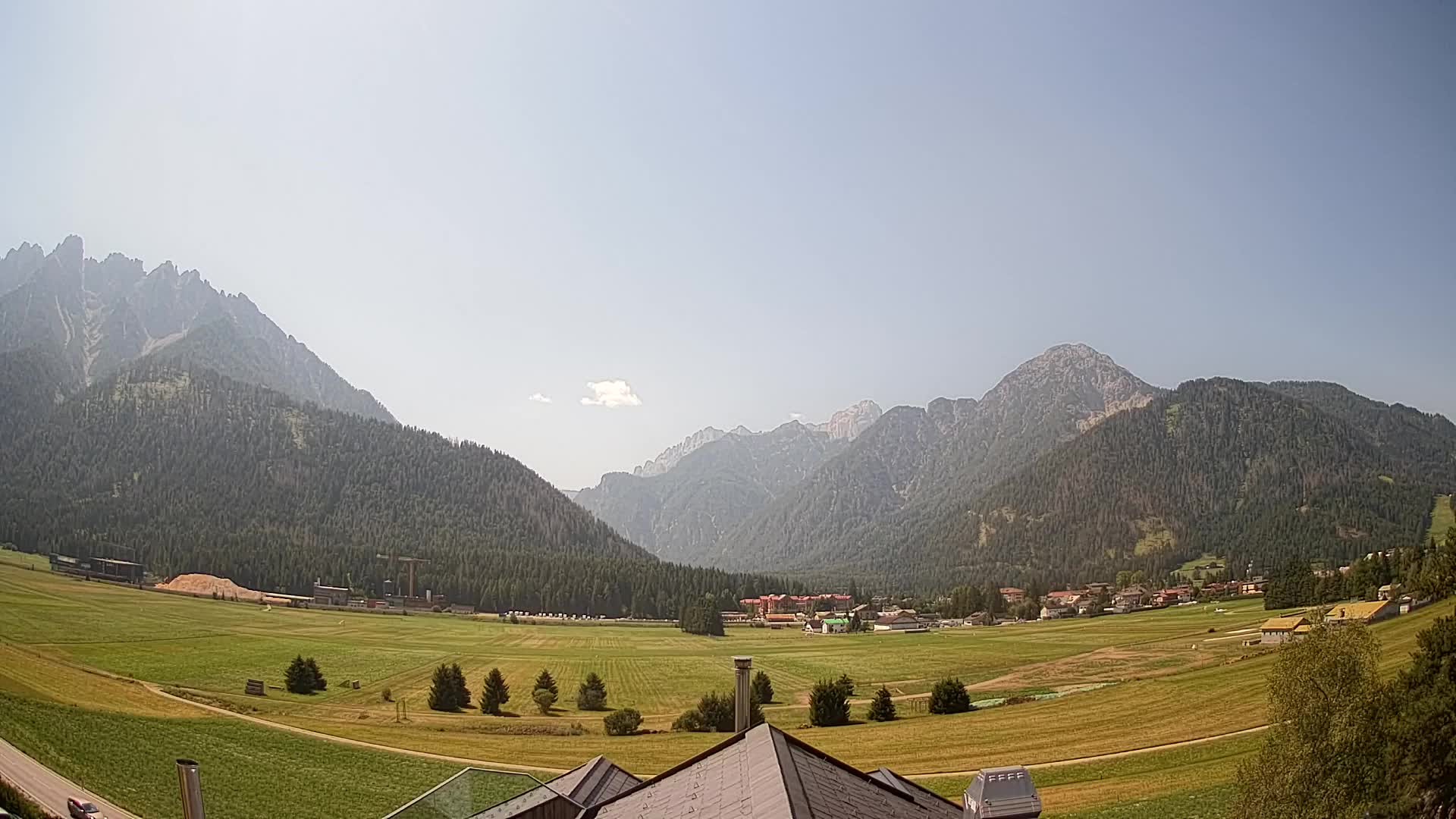 Webcam Toblach Dolomiten – Blick vom Hotel Rosengarten