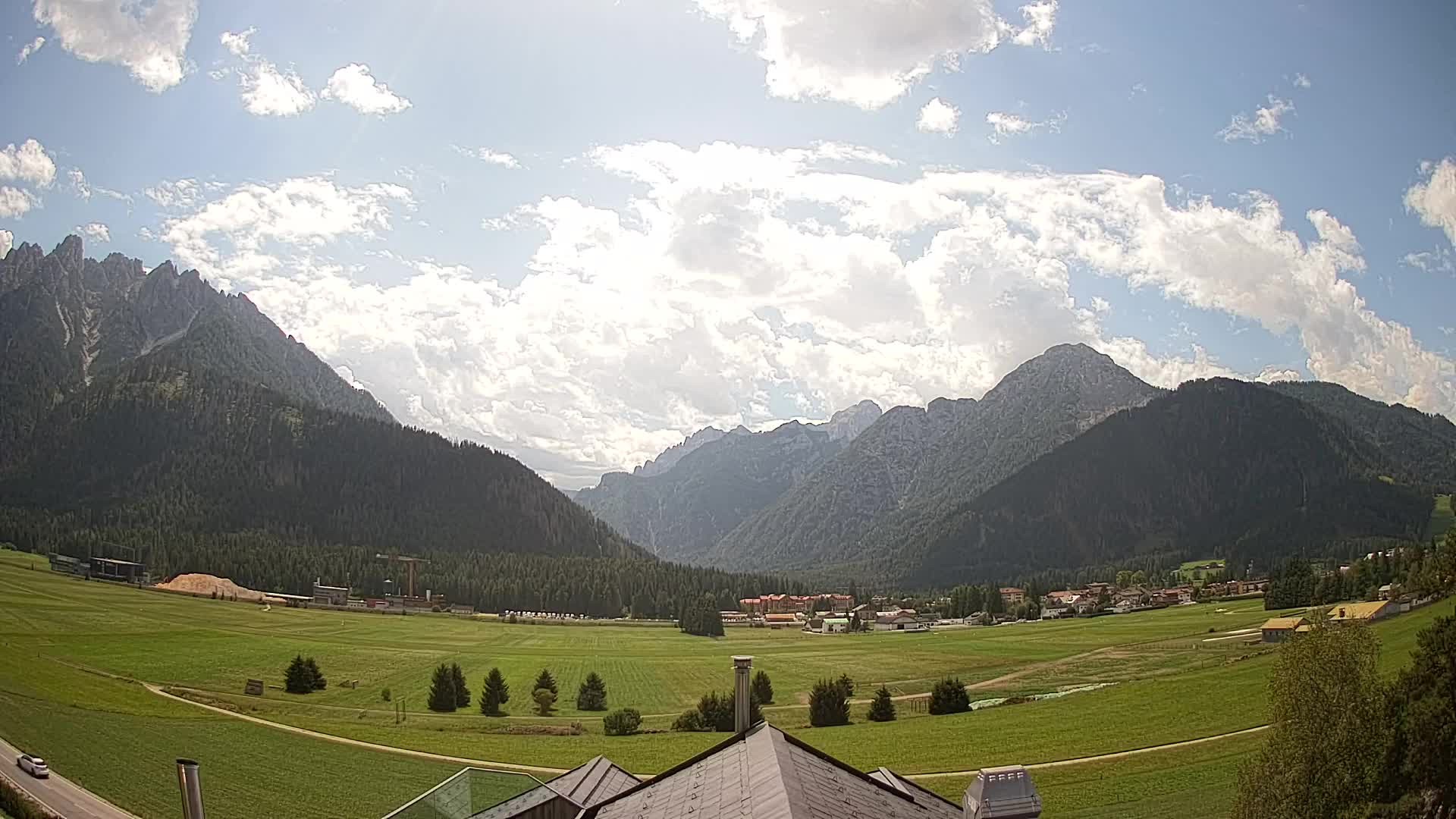 Webcam Toblach Dolomiten – Blick vom Hotel Rosengarten