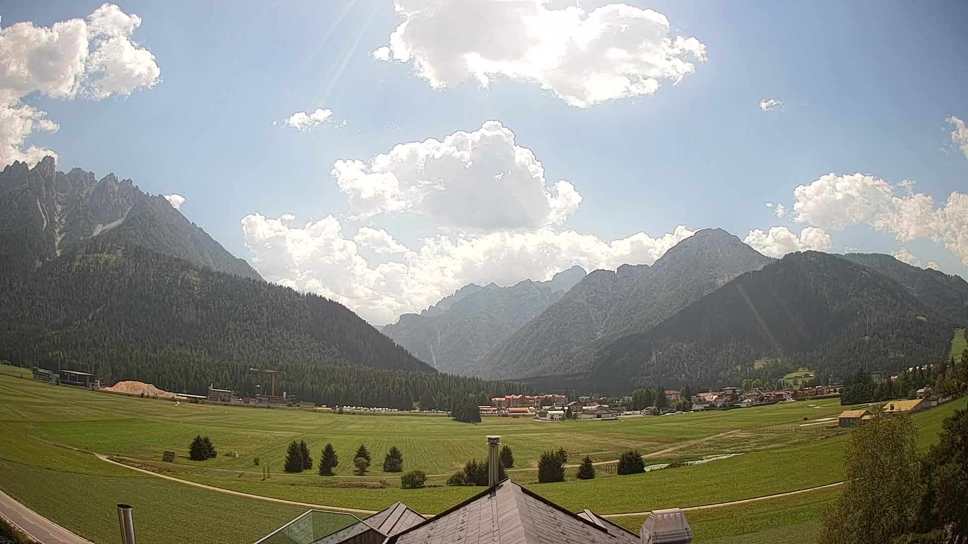 Webcam Toblach Dolomites – Vue depuis l’Hôtel Rosengarten