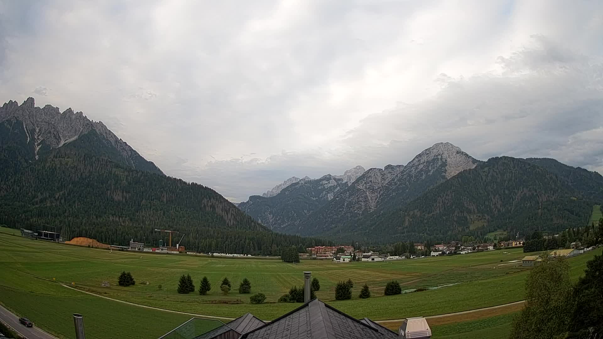 Webcam Toblach Dolomites – Vue depuis l’Hôtel Rosengarten