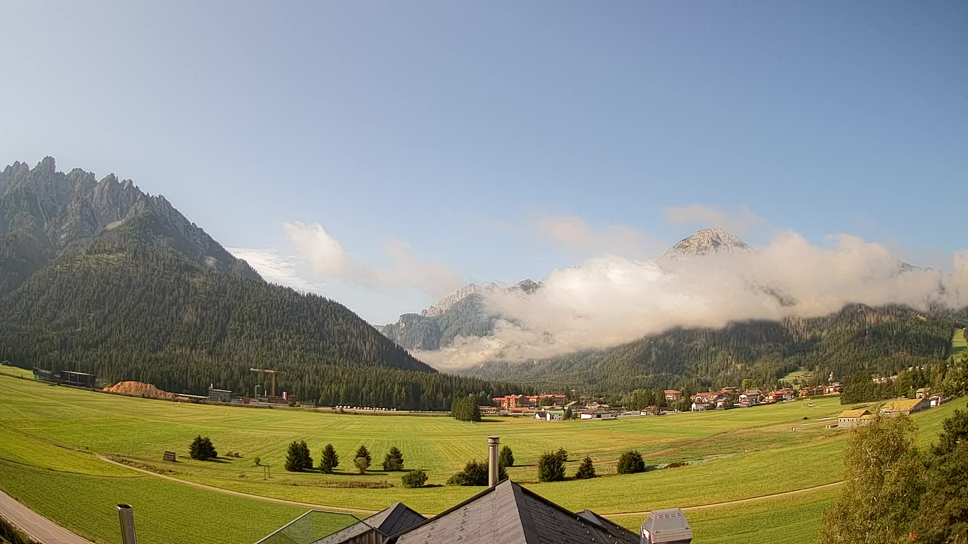 Webcam Toblach Dolomiten – Blick vom Hotel Rosengarten