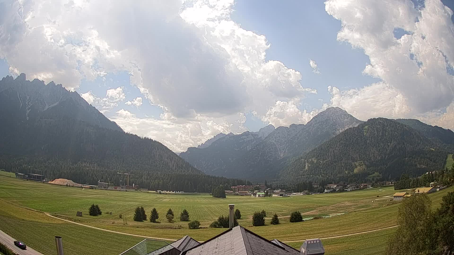 Webcam Toblach Dolomites – Vue depuis l’Hôtel Rosengarten