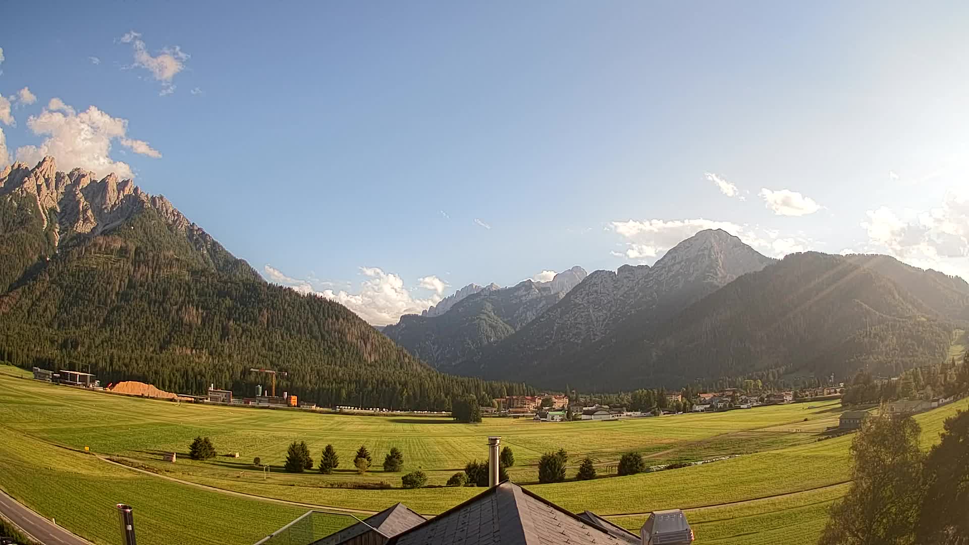 Webcam Toblach Dolomiten – Blick vom Hotel Rosengarten