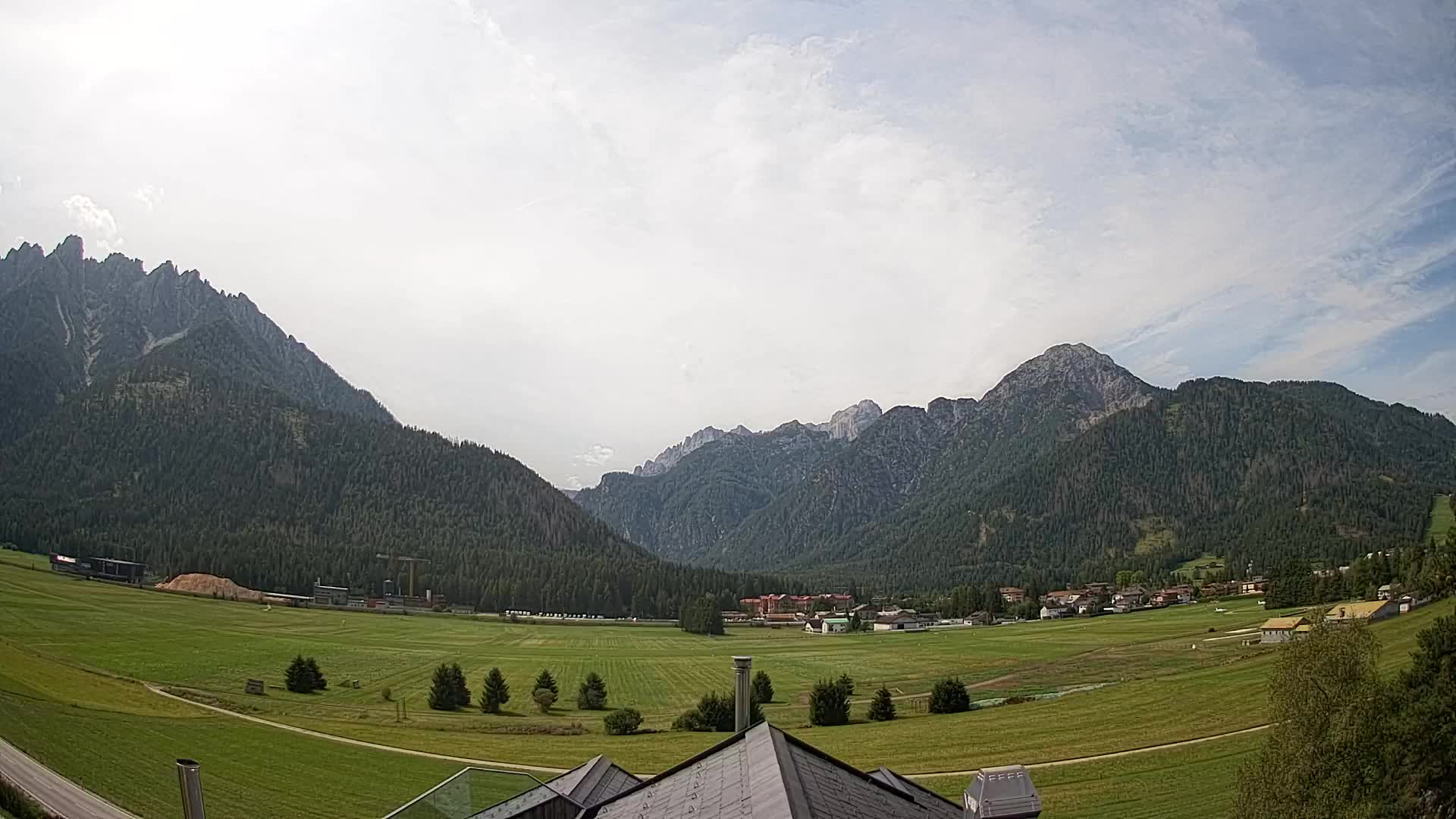 Webcam Toblach Dolomiten – Blick vom Hotel Rosengarten